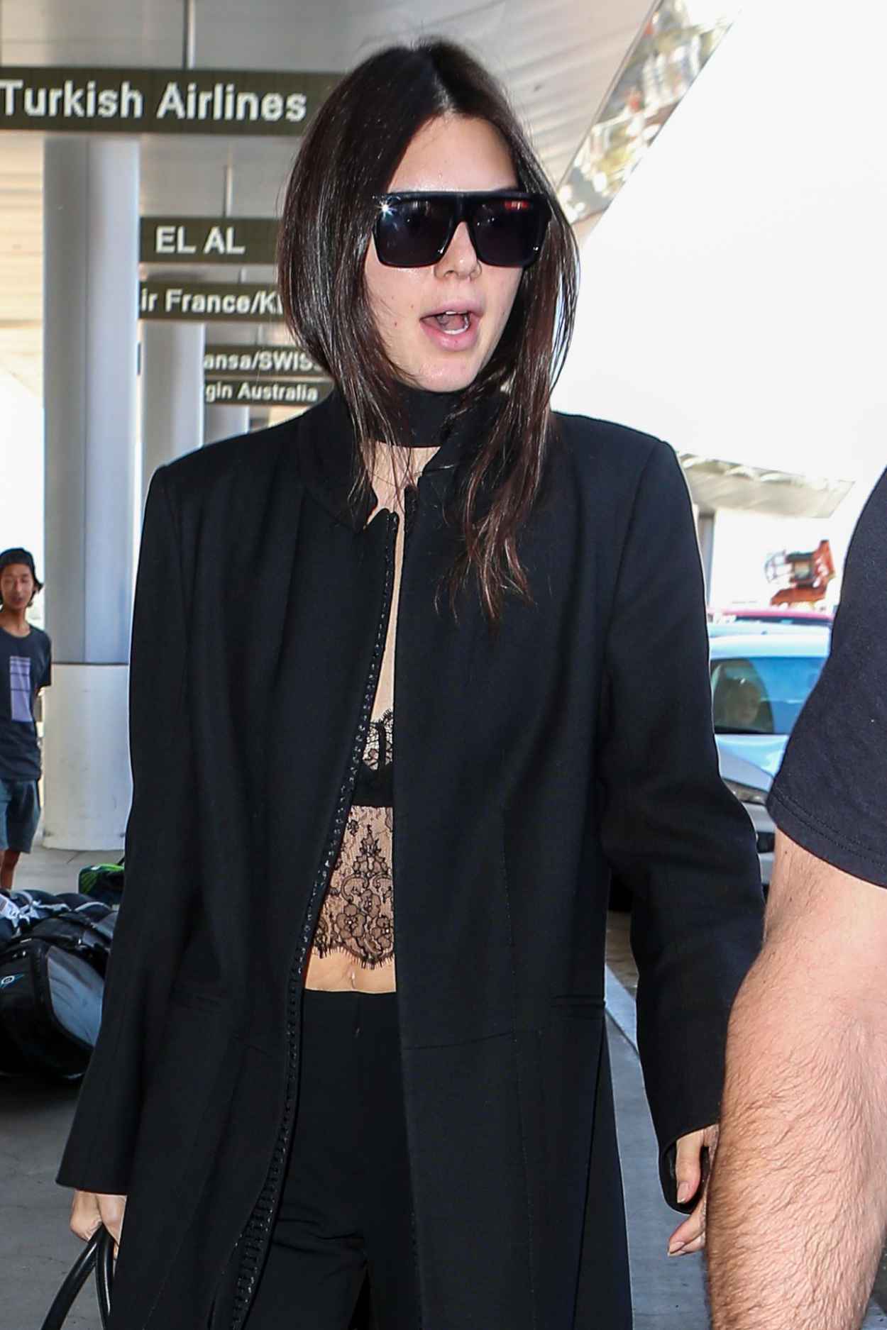 Kendall Jenner Airport Style – at LAX Airport in LA, September 2015