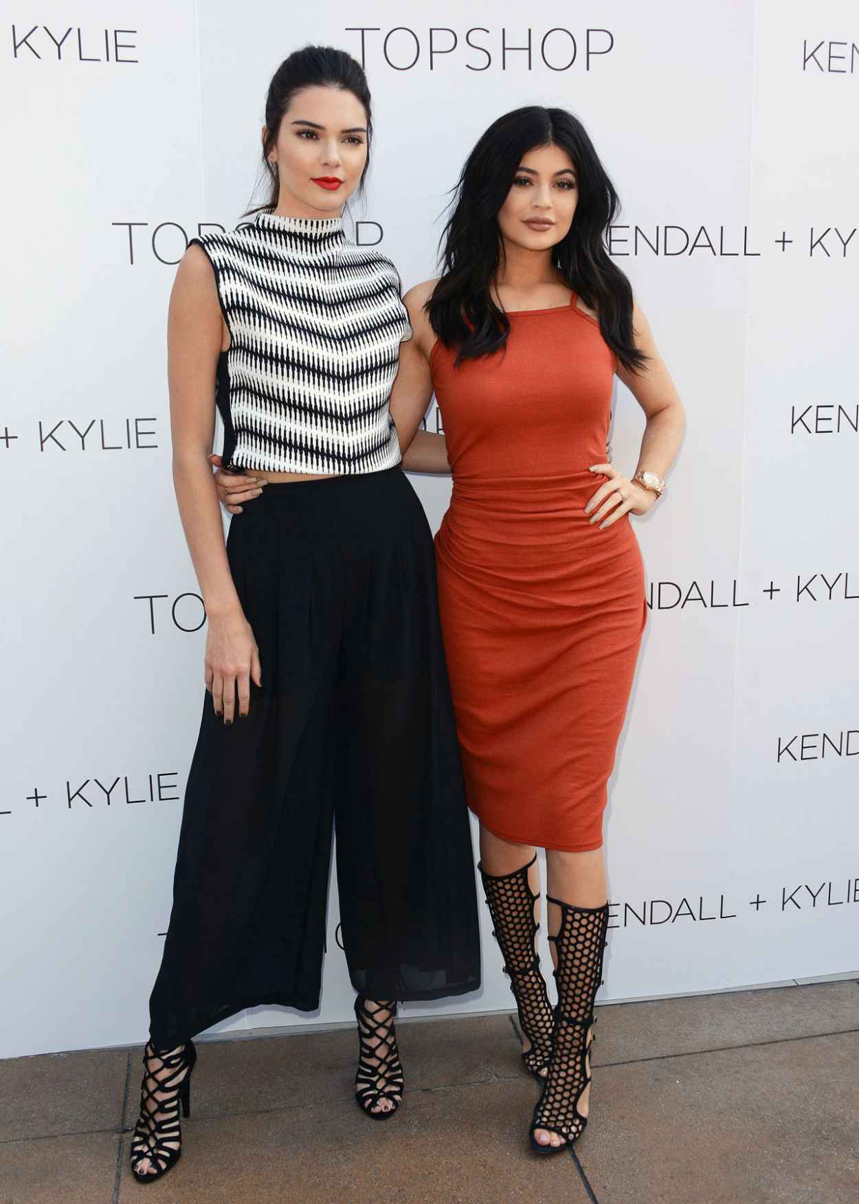 kylie and kendall jenner runway