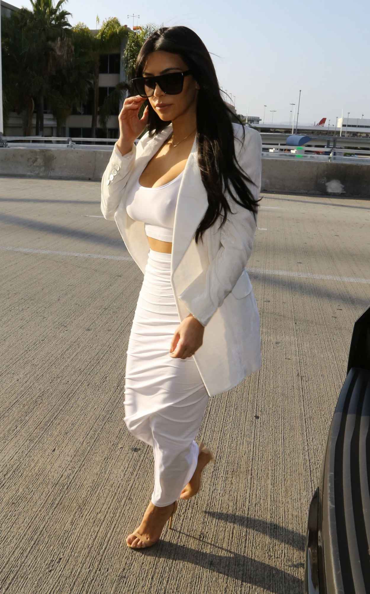 Kim Kardashian Style Lax Airport May 2015