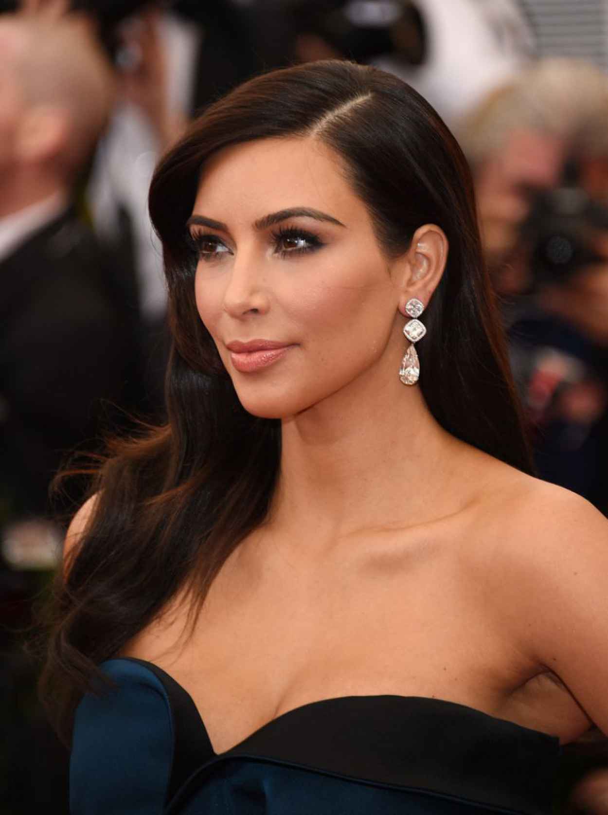 Kim Kardashian Wearing Givenchy Couch Dress - 2015 Met ...