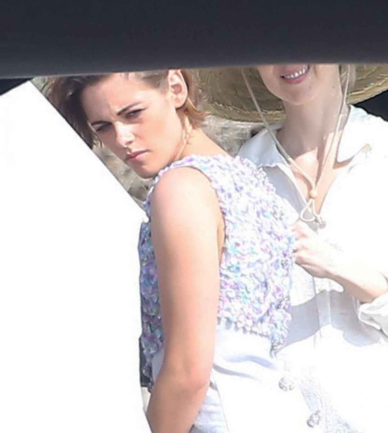 Kristen Stewart – On the Set of Chanel Photoshoot in Malibu, Feb. 2015