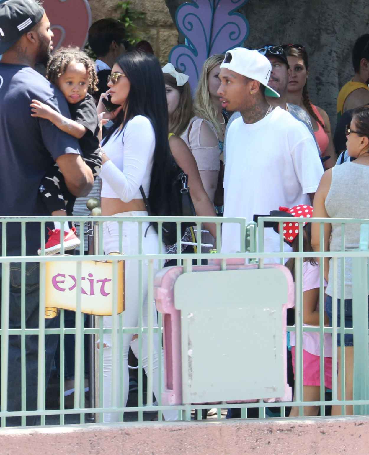 Kylie Jenner – Disneyland for North Wests 2nd Birthday in Anaheim