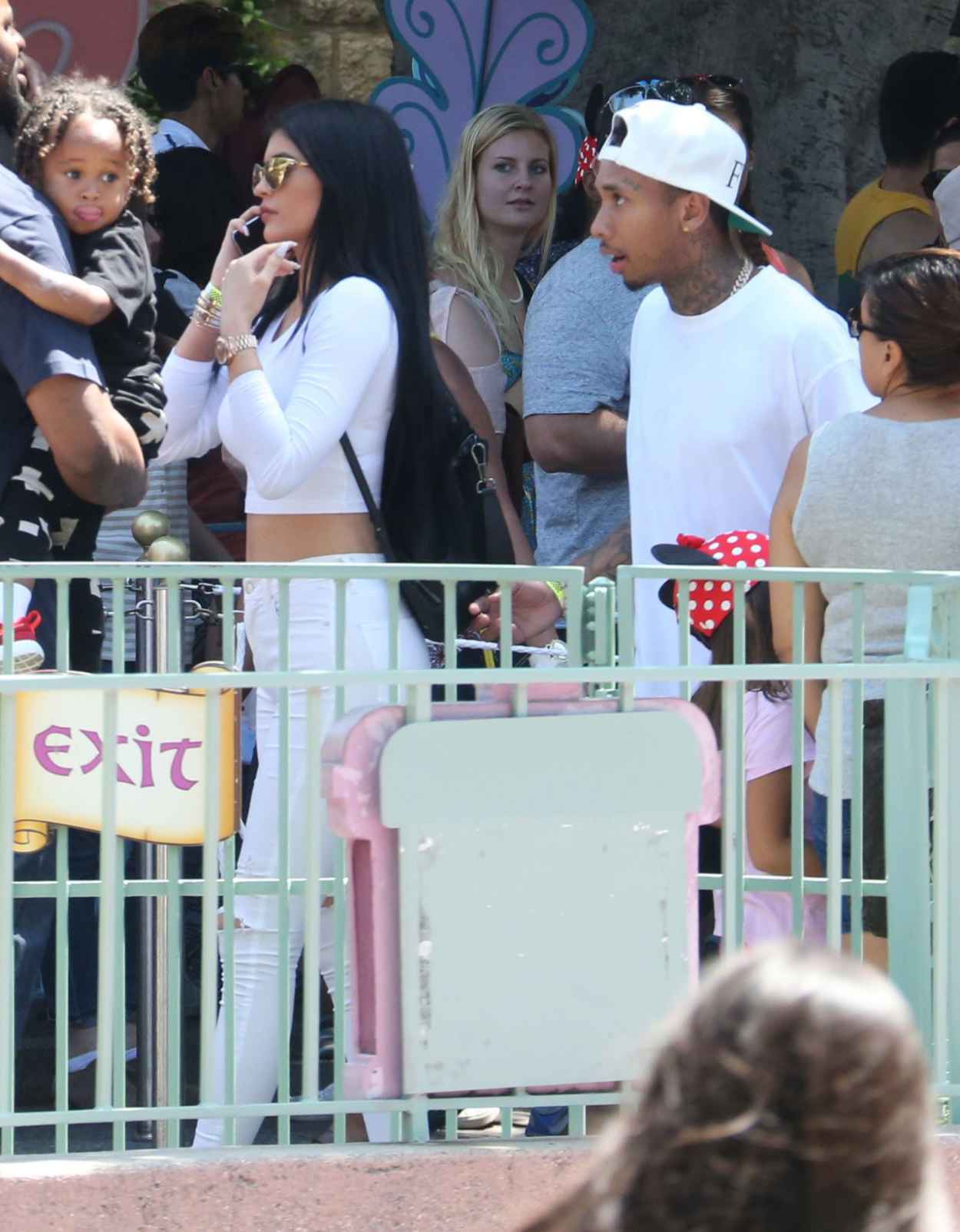 Kylie Jenner – Disneyland for North Wests 2nd Birthday in Anaheim