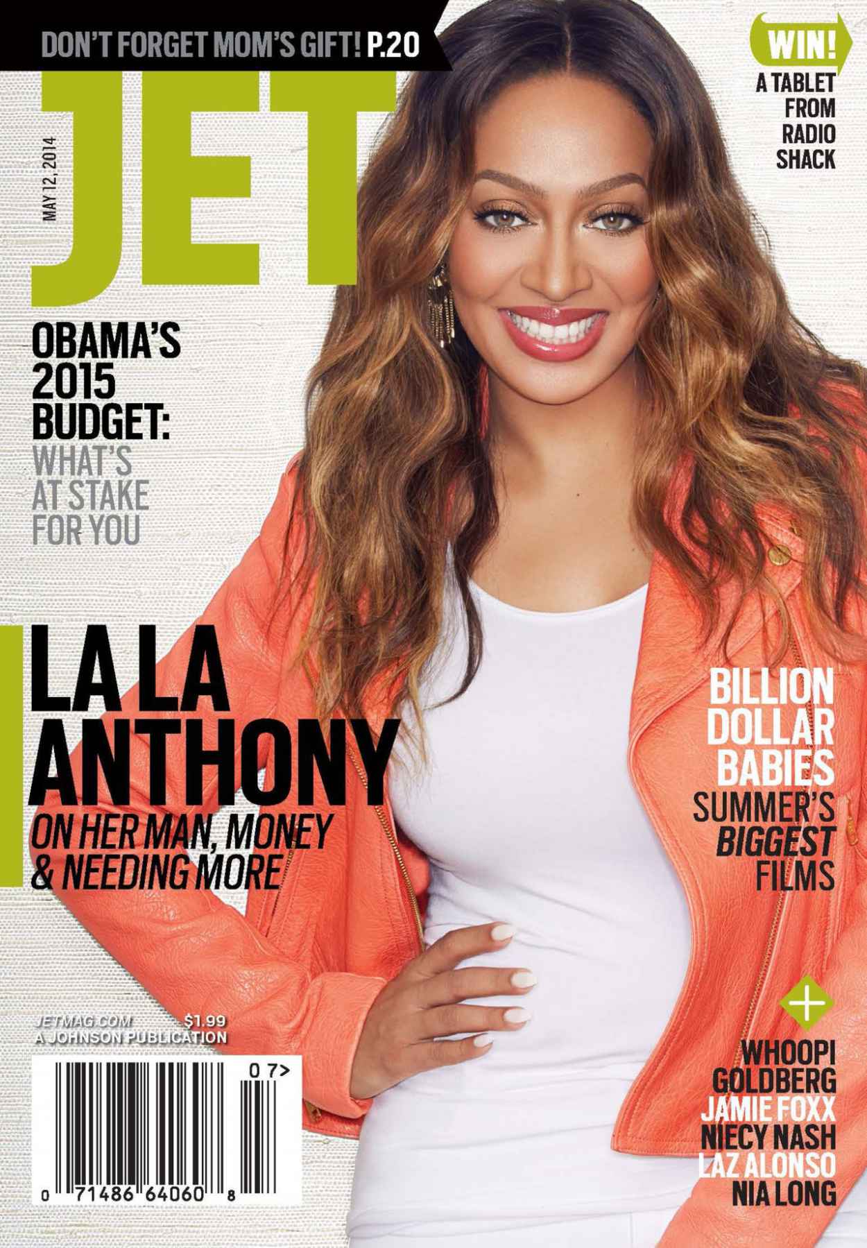 La La Anthony (Vasquez) – Jet Magazine May 12, 2015 Issue – celebsla.com