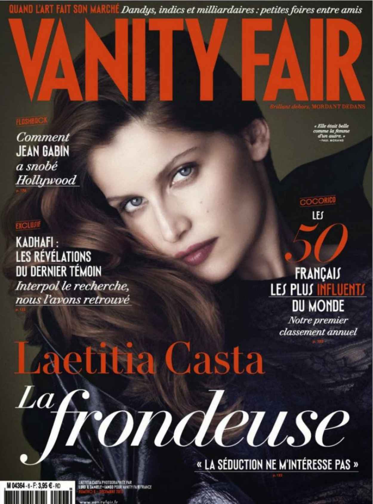 Laetitia Casta - VANITY FAIR Magazine (France) - December 2015 Issue-1