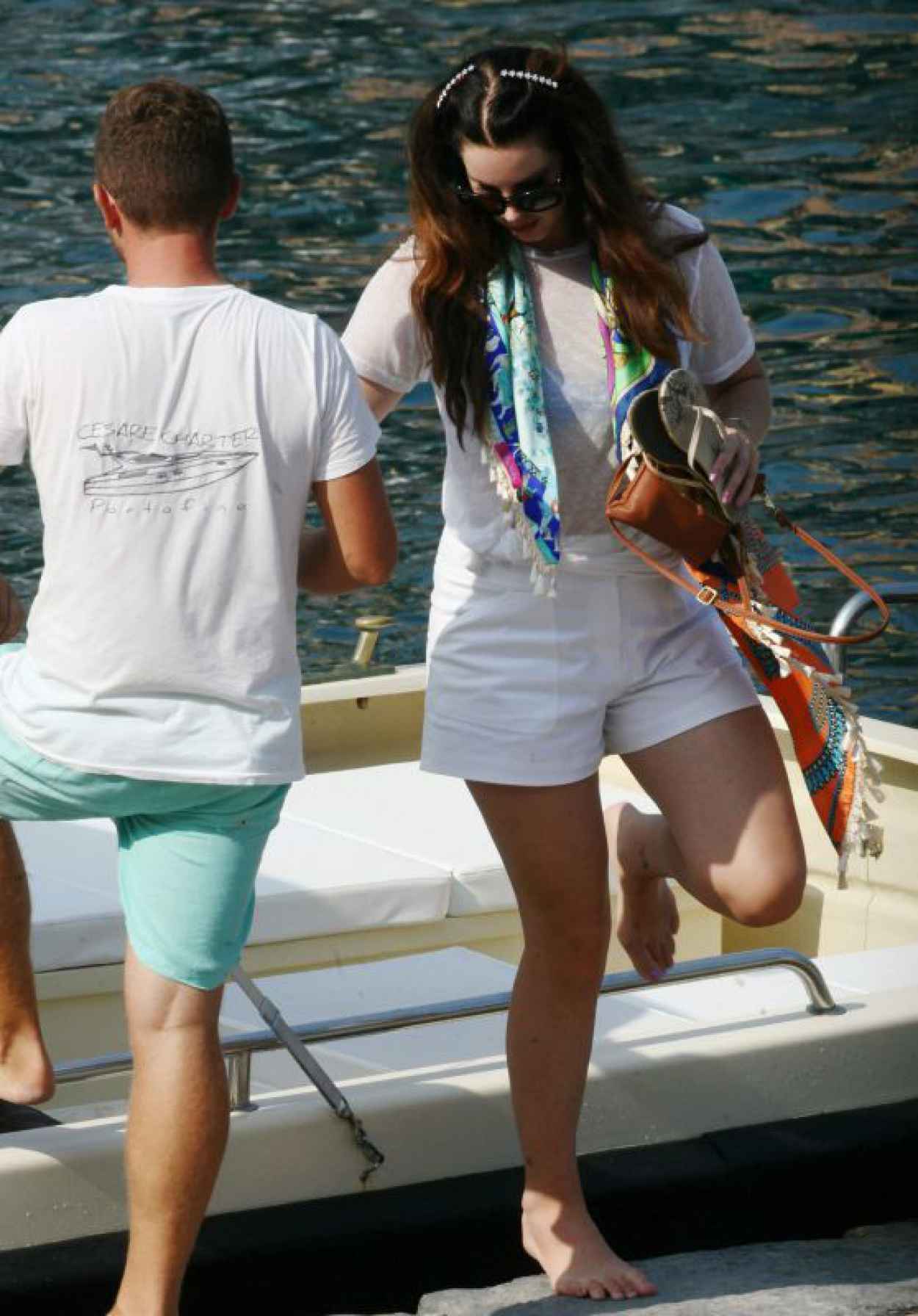 Lana Del Rey On Holiday With Boyfriend Francesco Carrozzini in Portofino, August 2015-1
