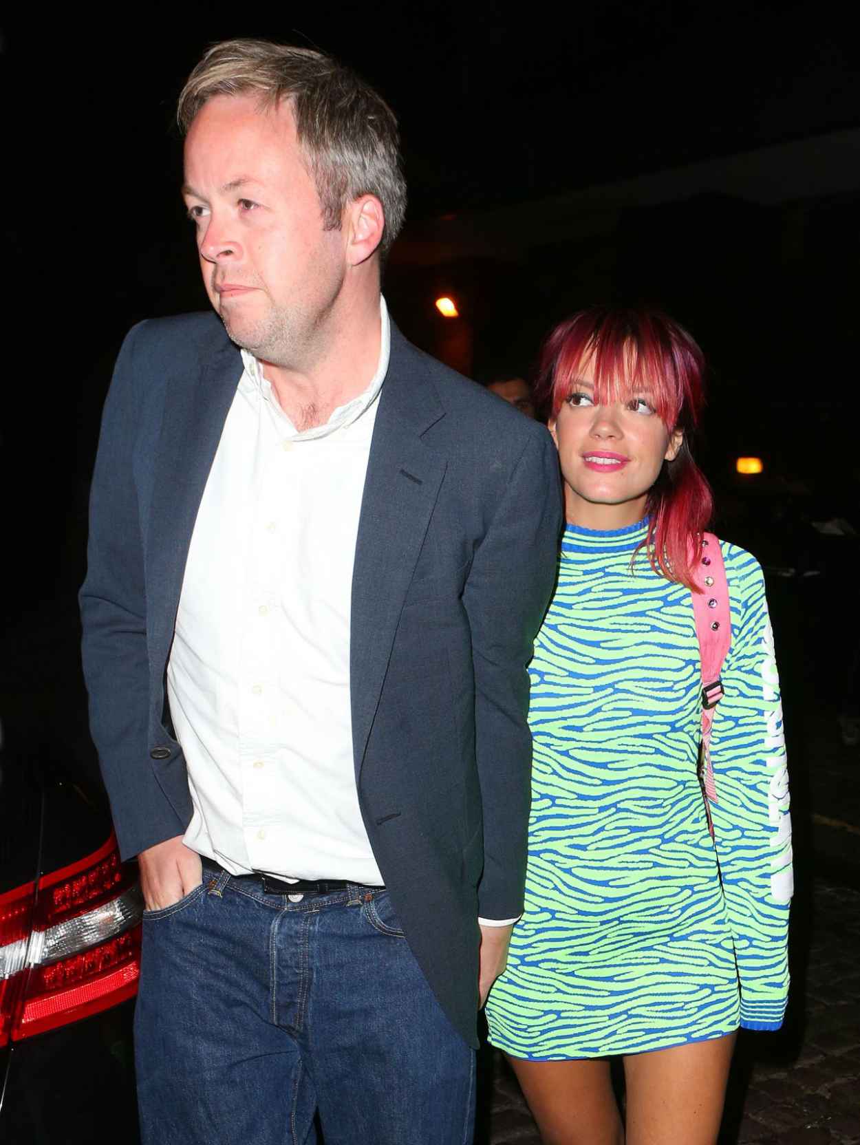 Lily Allen Night Out Style At The Chiltern Firehouse With Her Husband Sam Cooper August 2015