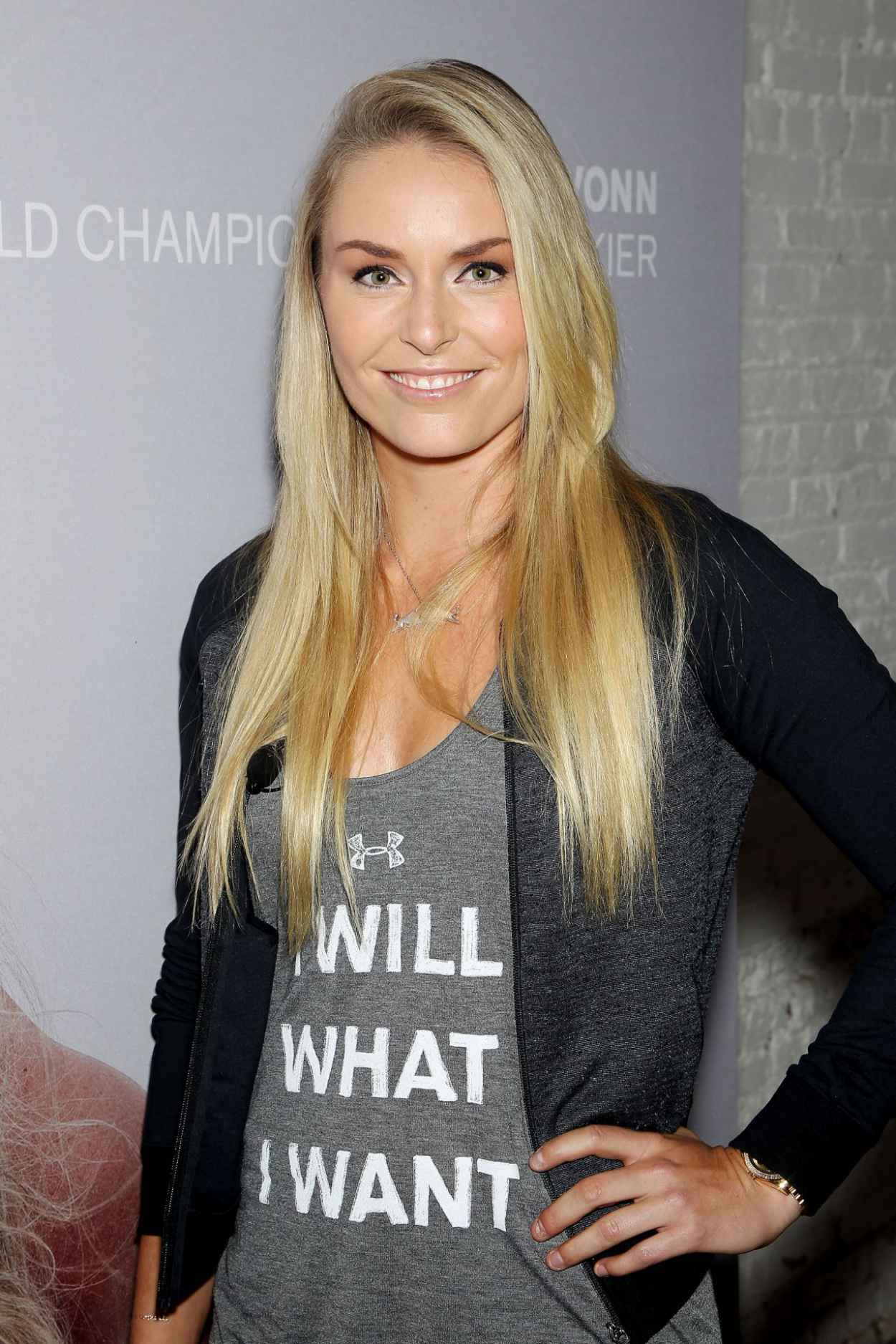 Lindsey Vonn at Under Armour I WILL I WANT Campaign Launch in New York City-1