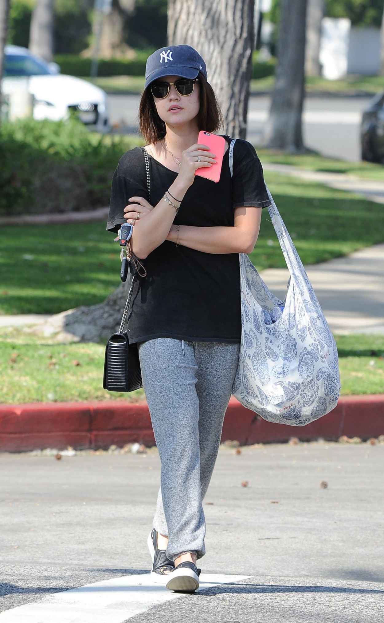 Lucy Hale Street Style – Out in LA, March 2015 – celebsla.com