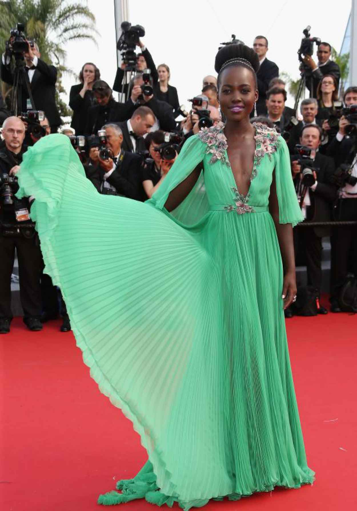 Lupita Nyongo - La Tete Haute Premiere - 2015 Cannes Film Festival-1