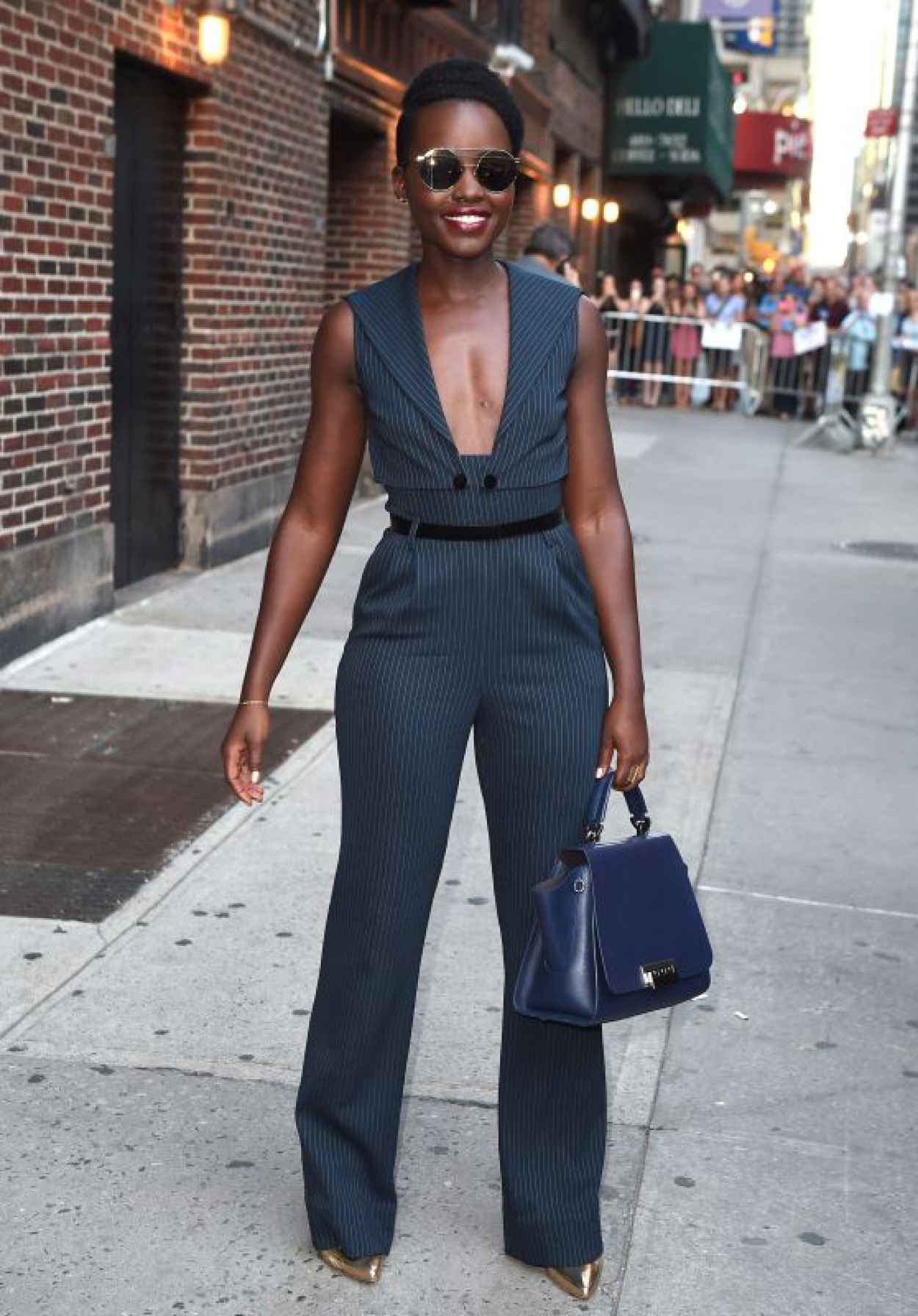 Lupita Nyongo - Leaves the Late Show with Stephen Colbert in NYC, September 2015-1