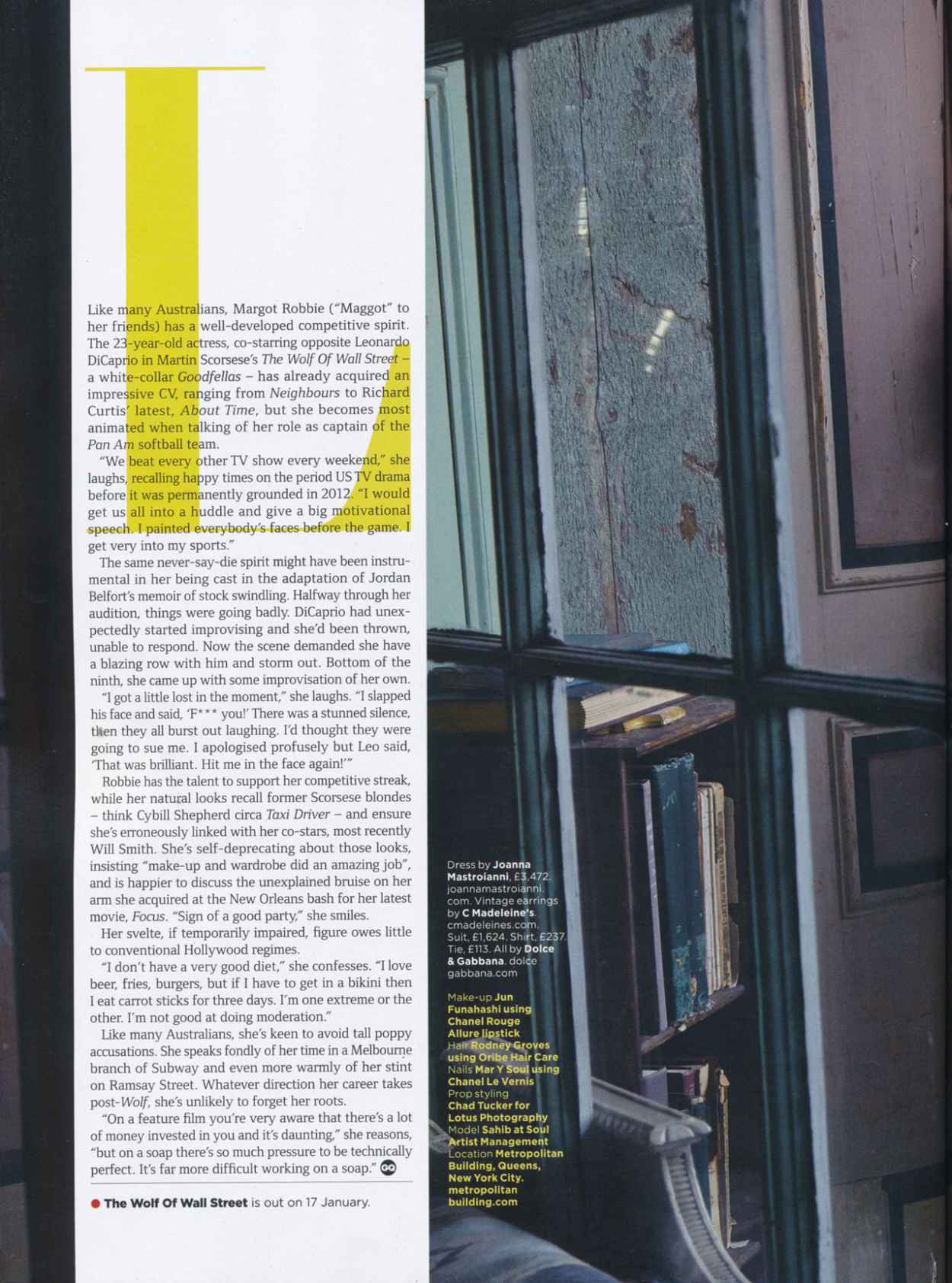 Margot Robbie - GQ Magazine (UK) - February 2015 Issue-3