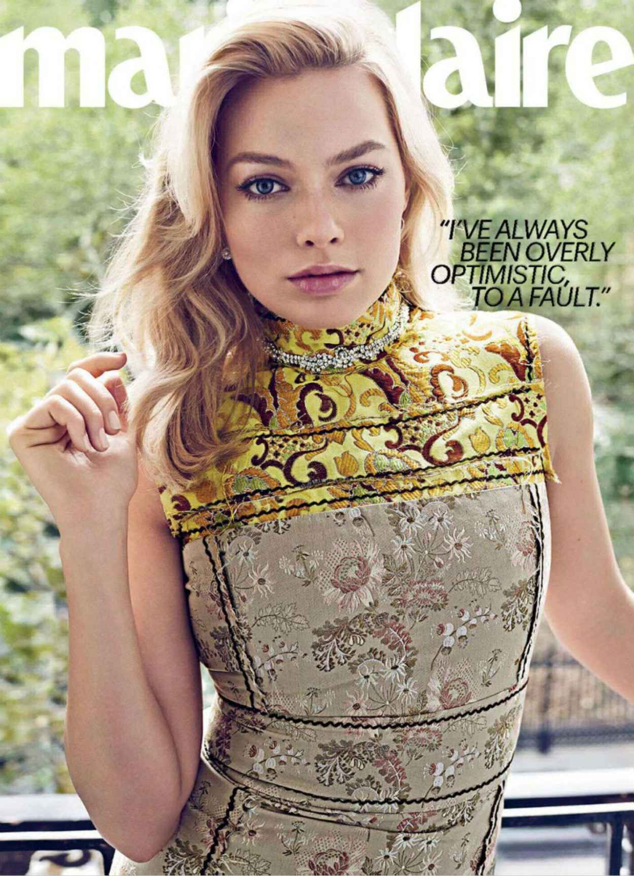 Margot Robbie Marie Claire Magazine Us March 2015 Issue Celebsla Com