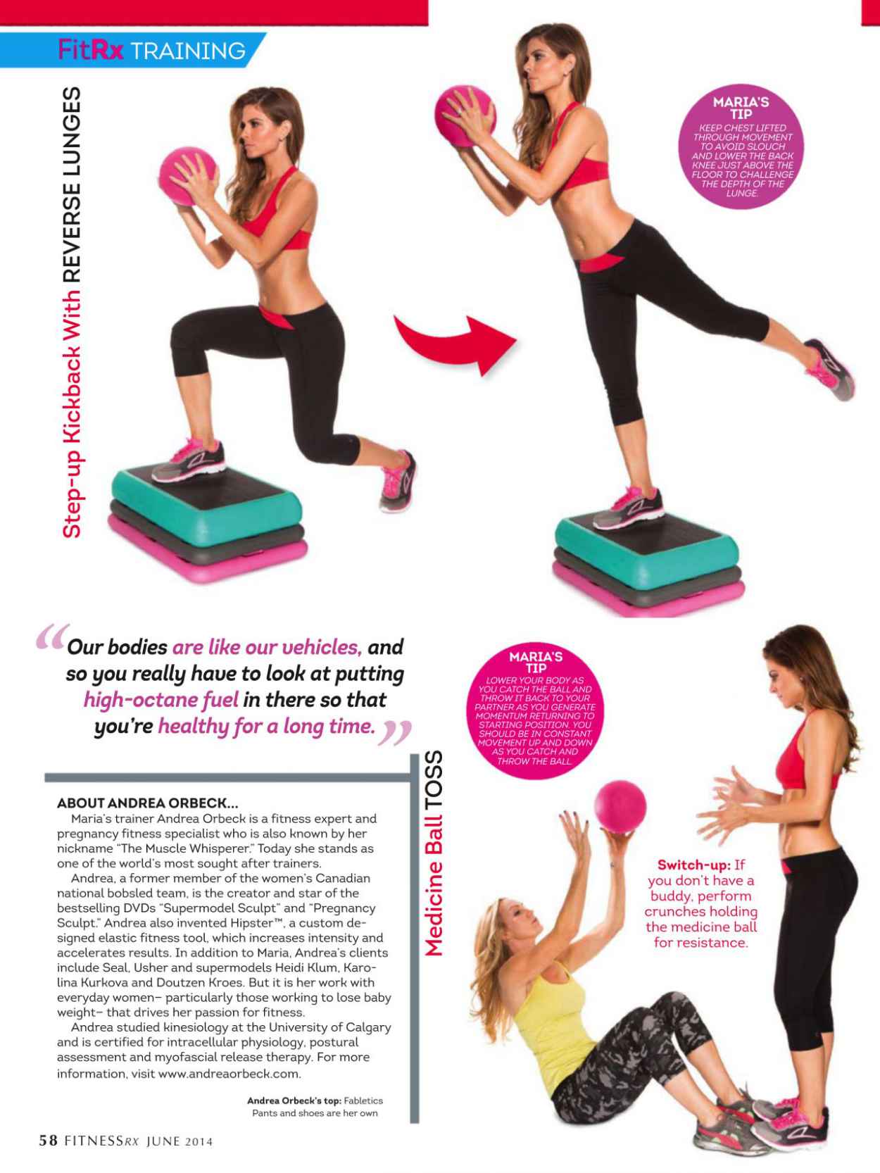 Maria Menounos – FitnessRX Magazine June 2015 Issue – celebsla.com