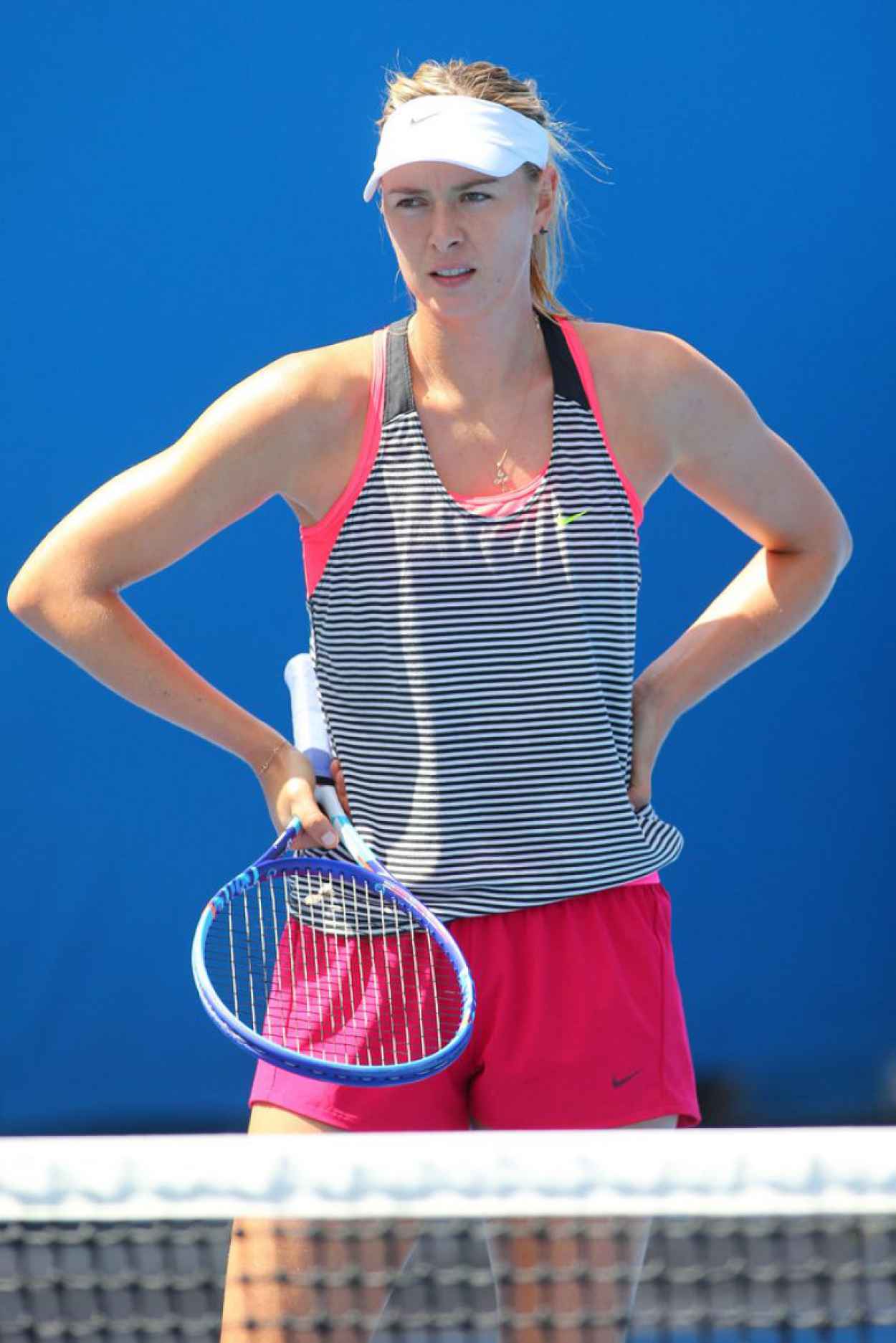 Maria Sharapova – 2015 Australian Open Practice Session – celebsla.com