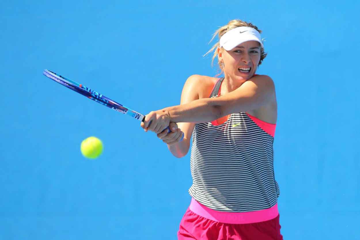 Maria Sharapova – 2015 Australian Open Practice Session – celebsla.com