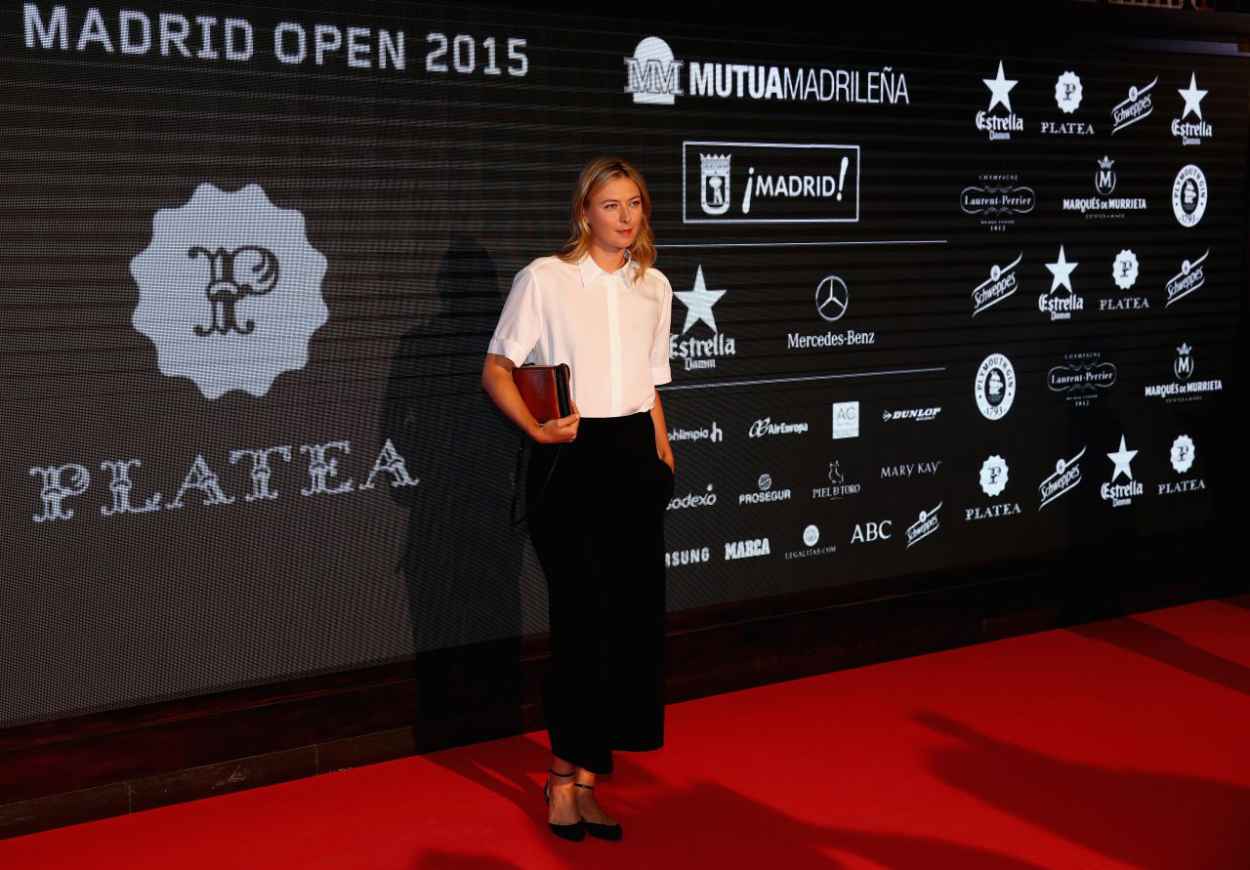 Maria Sharapova Players Party At Mutua Madrid Open Tennis