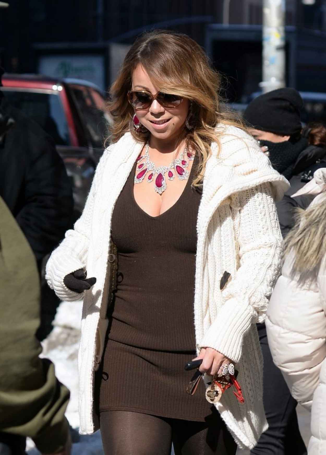 Mariah Carey Street Style – Out in NYC, March 2015 – celebsla.com