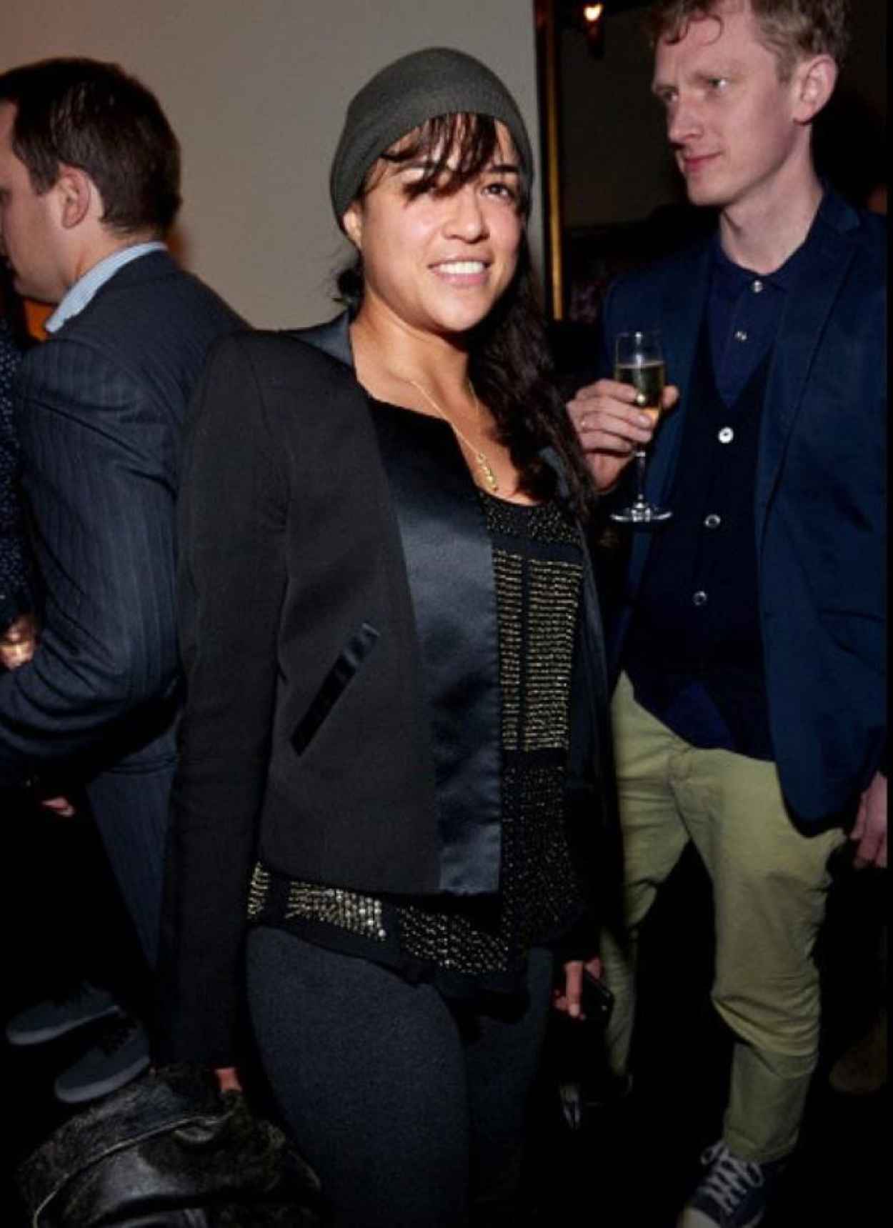 Michelle Rodriguez at Warner Music Group Grammys 2015 Afterparty