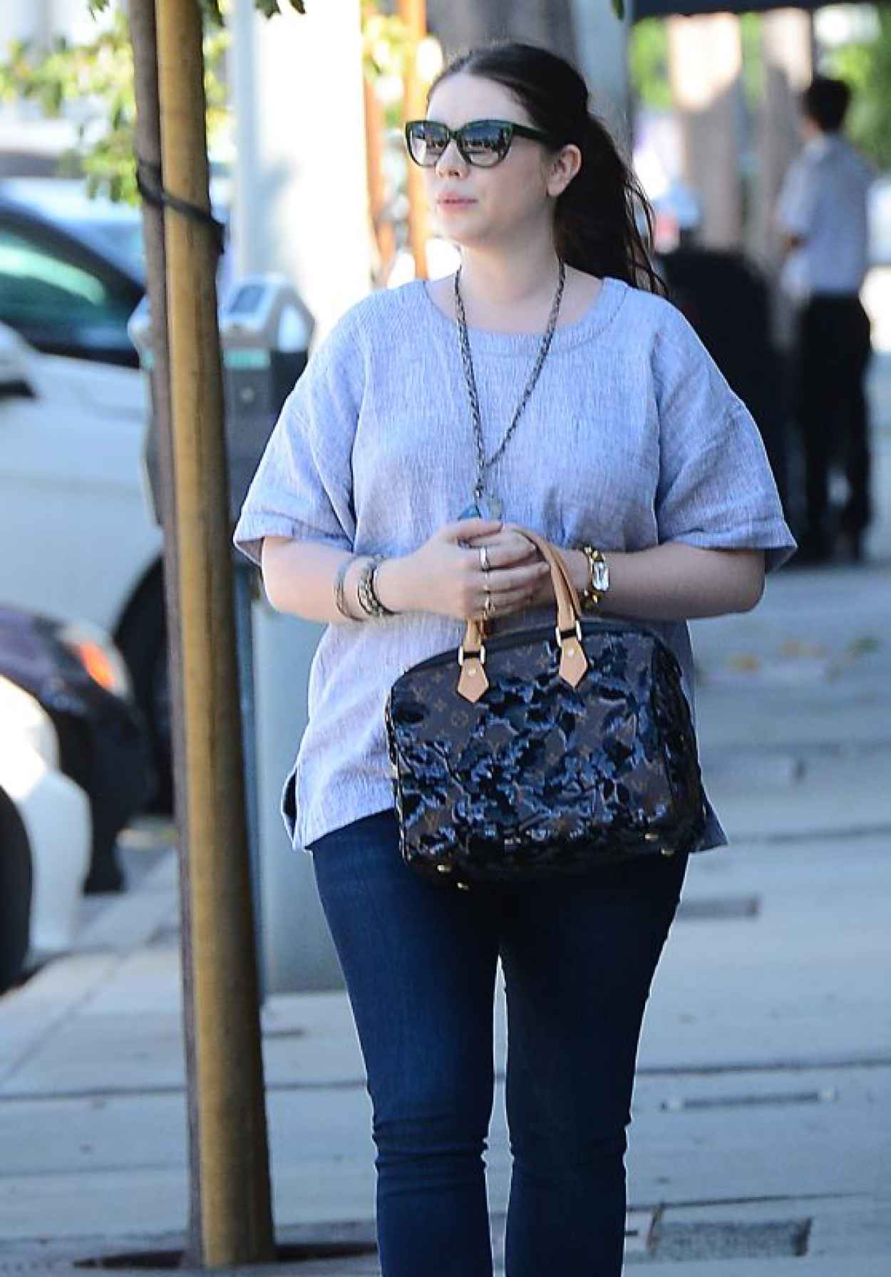 Michelle Trachtenberg Street Style - Out in LA, October 2015-1
