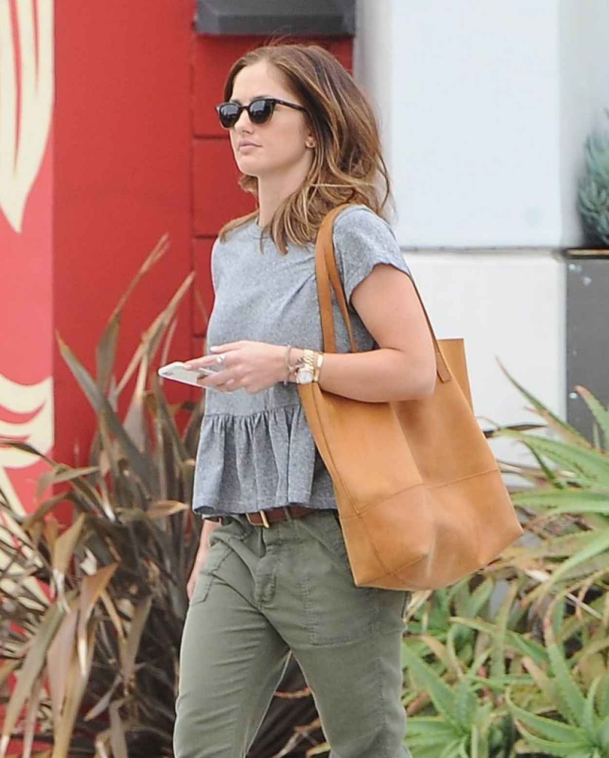 Minka Kelly Street Style – Out in LA, April 2015 – celebsla.com