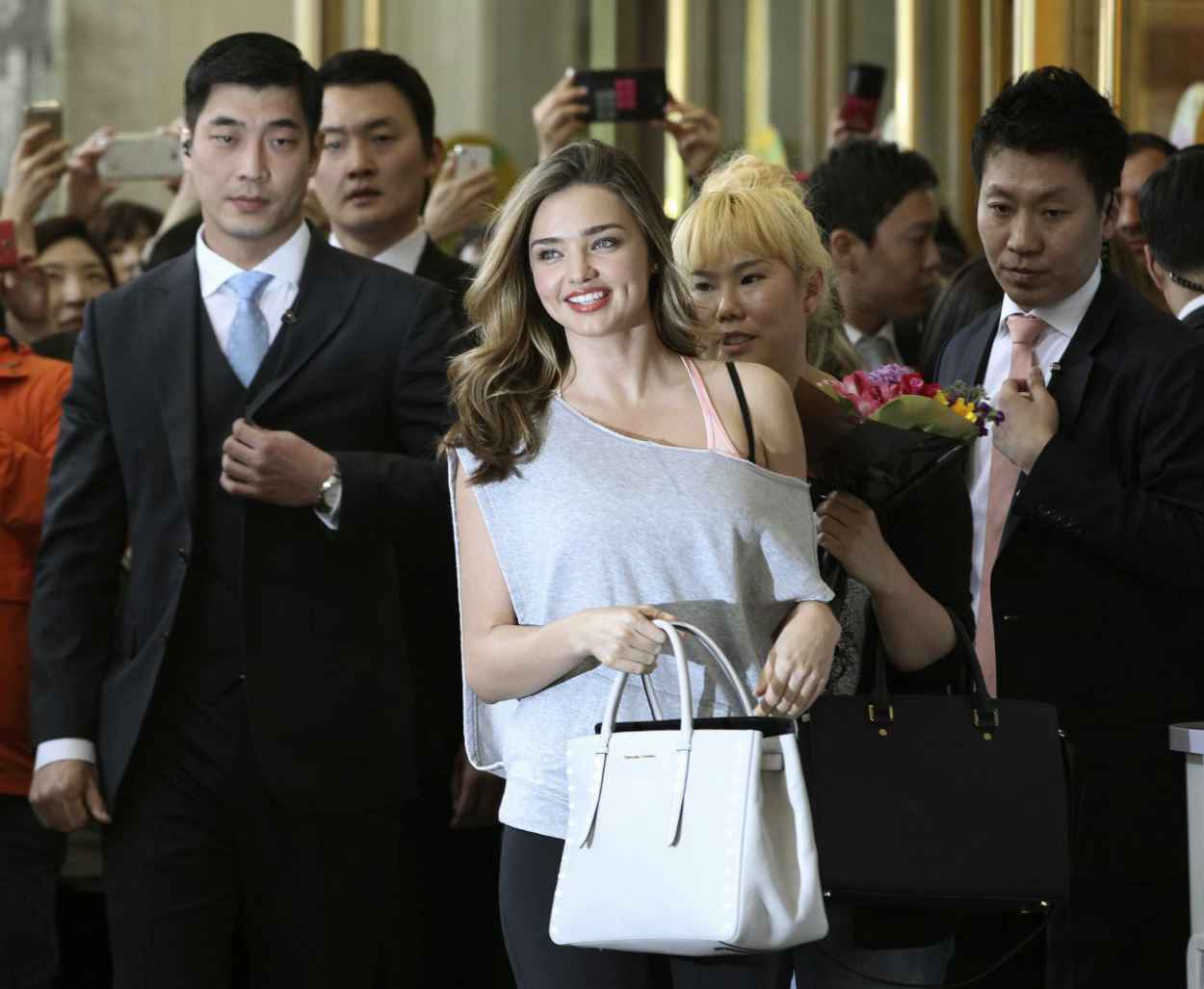 Miranda Kerr in Seoul, South Korea at Reeboks Skyscape Launch Ceremony