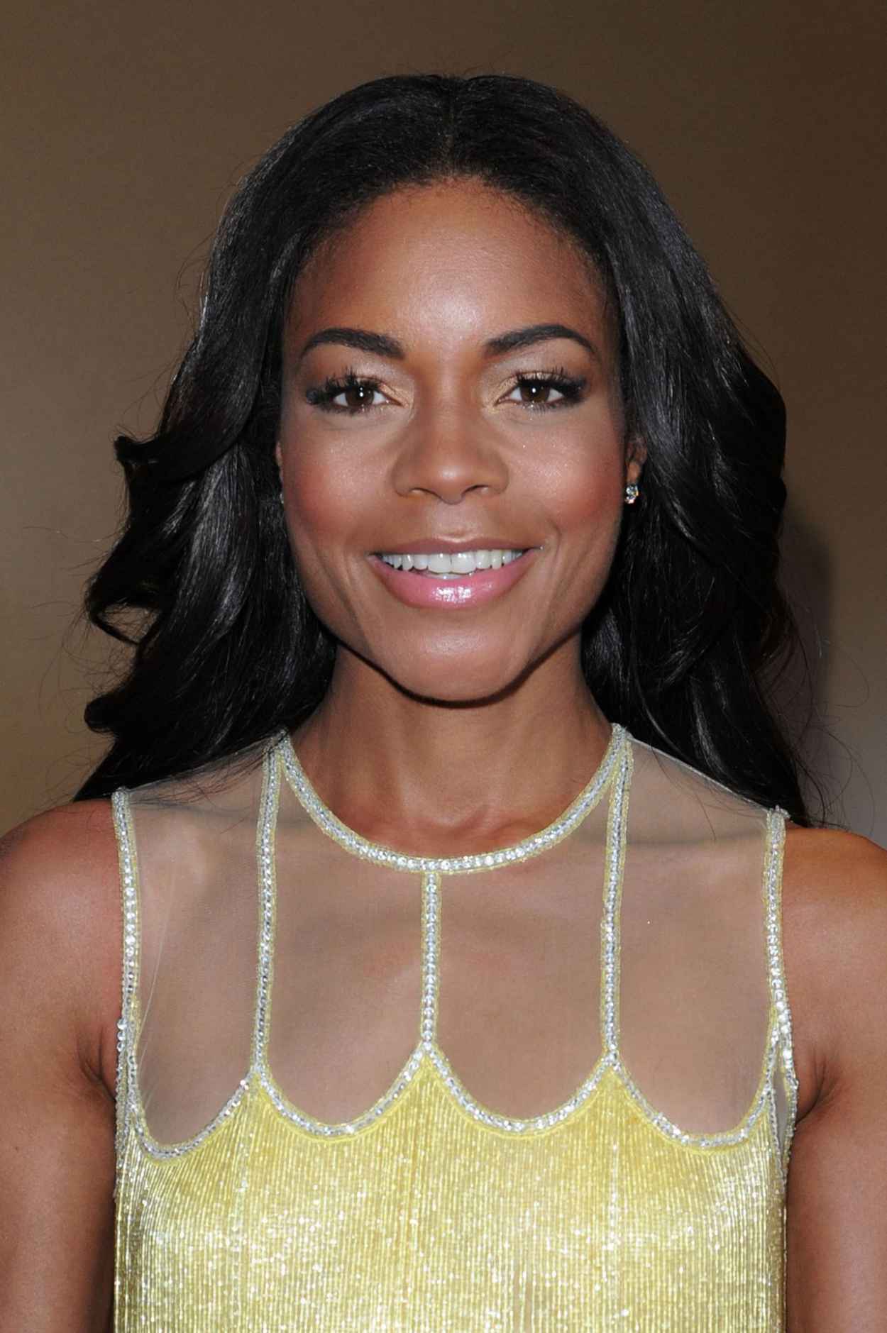 Naomie Harris Wearing a Naeem Khan at London Critics Circle Film Awards