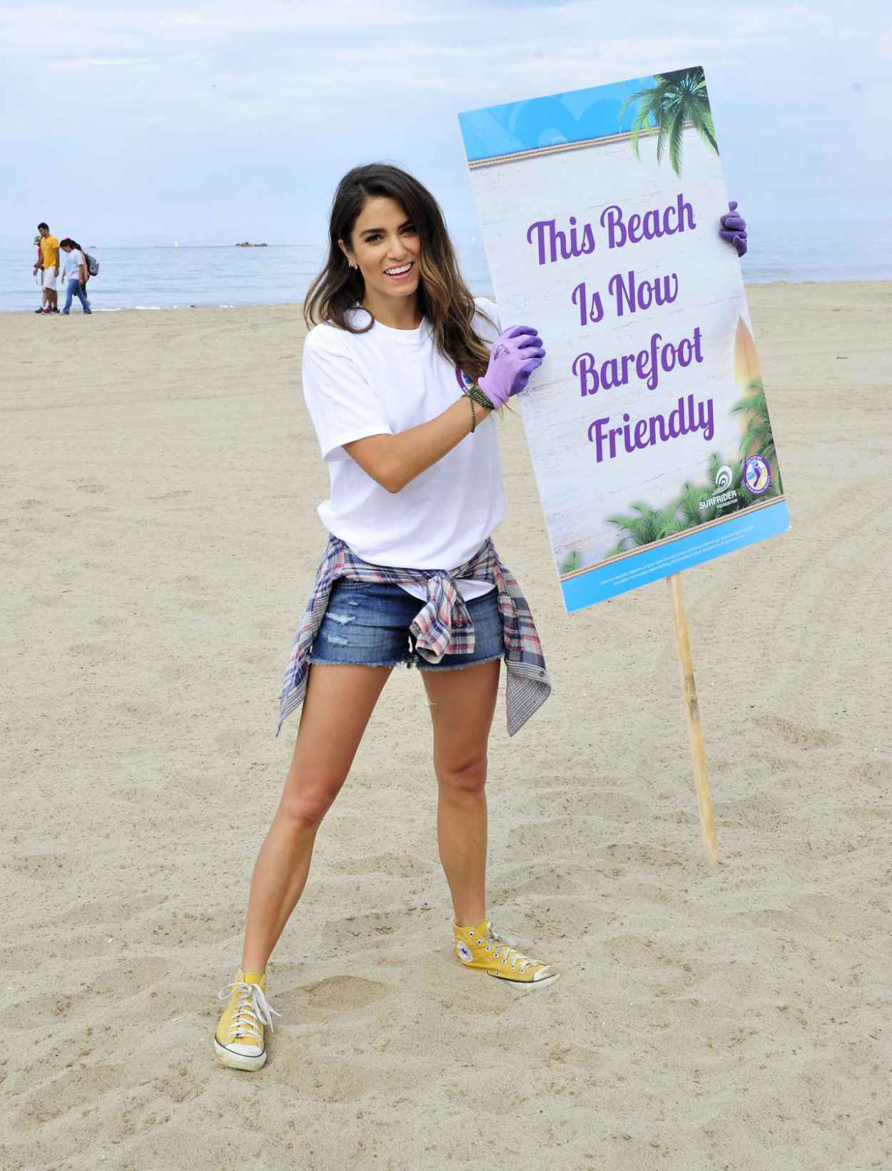 Nikki Reed - Barefoot Wine Beach Rescue Project at the Santa Monica Pier, July 2015-5