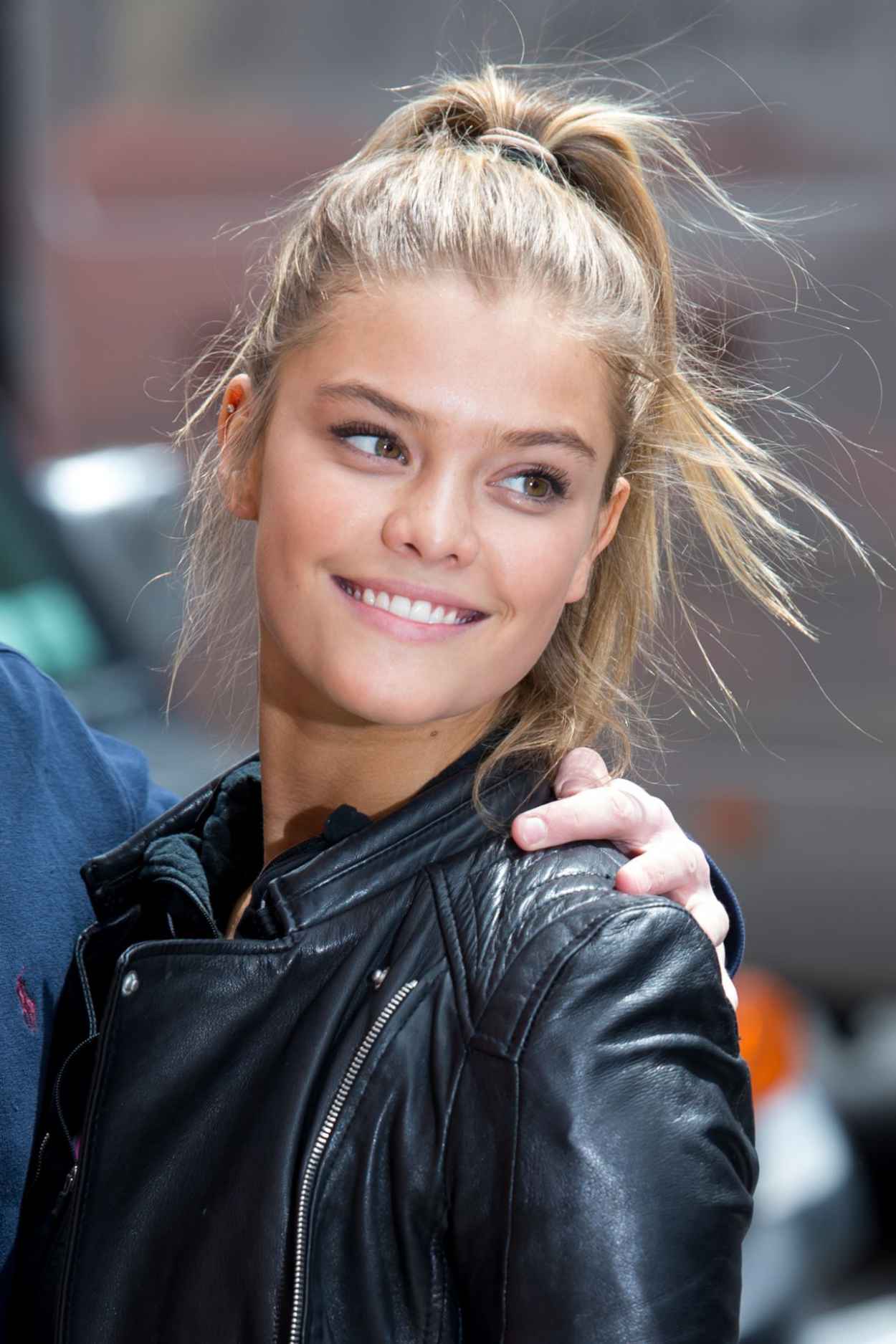 Nina Agdal in New York City – On the Streets of Manhattan – April 2015