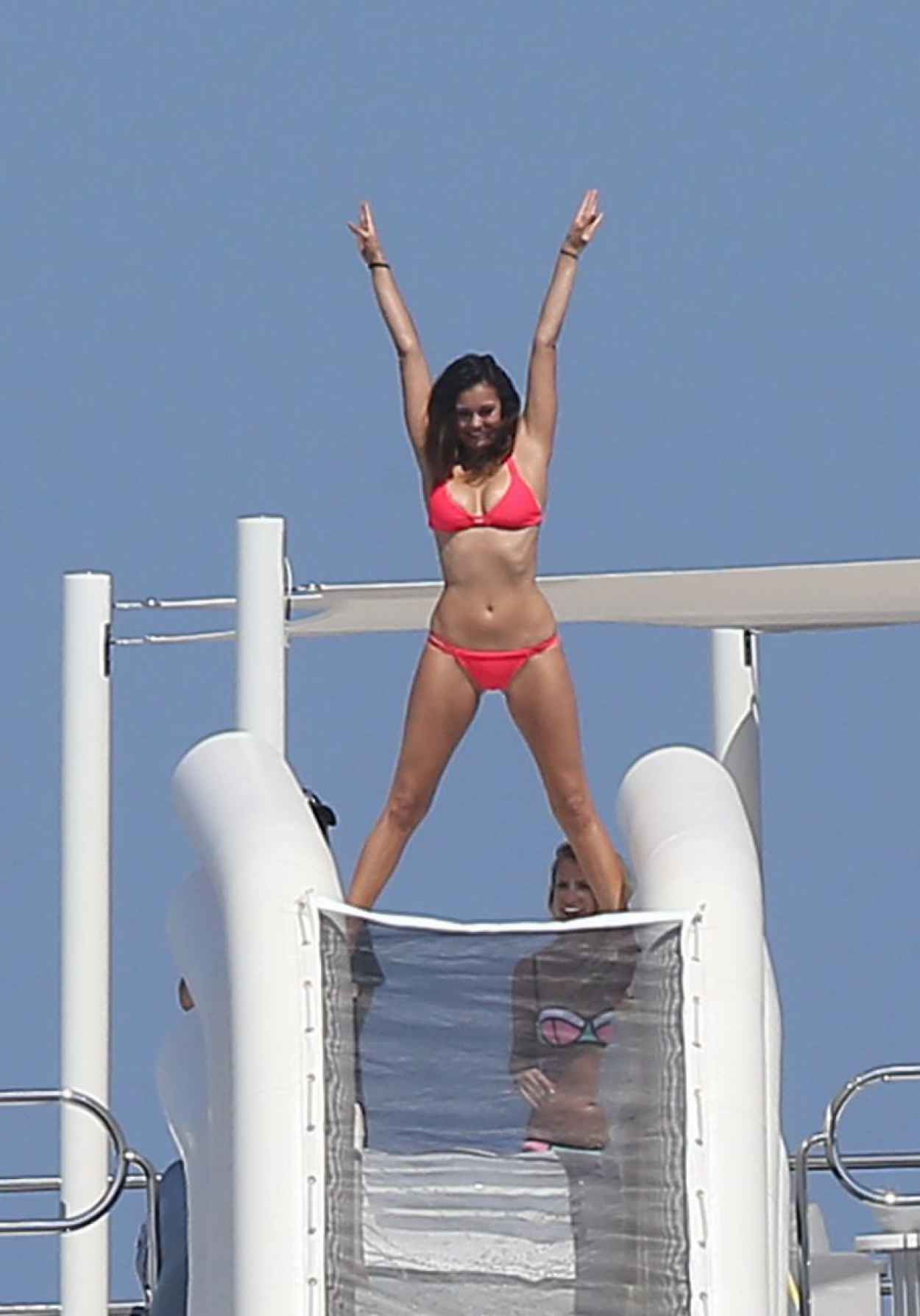 Nina Dobrev in Red Bikini (more pics) - St Tropez, July 2015-4.