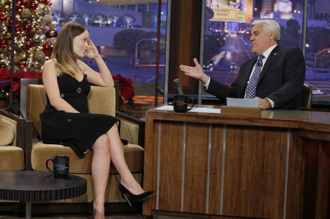 Olivia Wilde - Appears on The Tonight Show With Jay Leno - December 2015-3