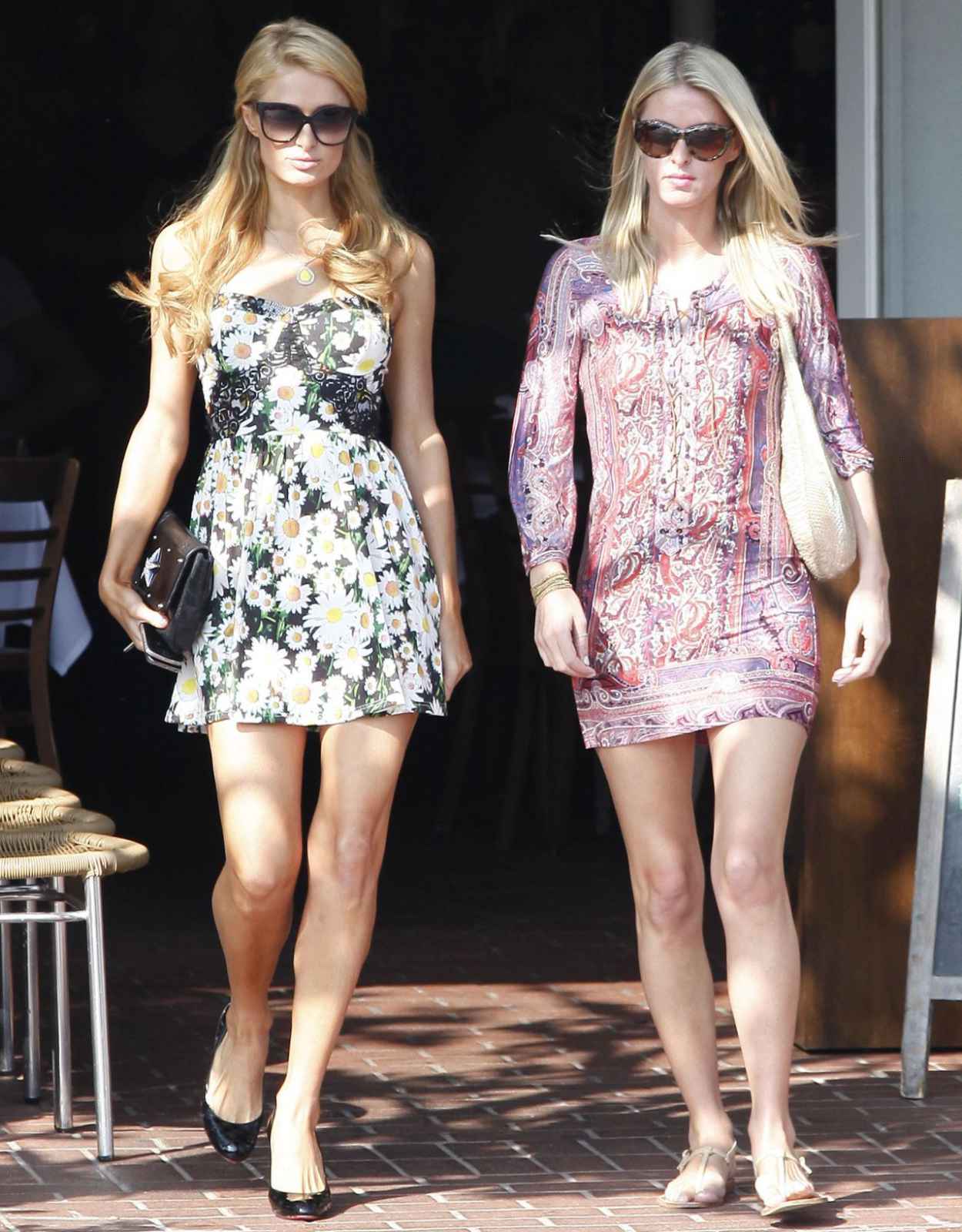 Paris and Nicky Hilton - Grab Lunch Together at Fred Segal in Los Angeles-2