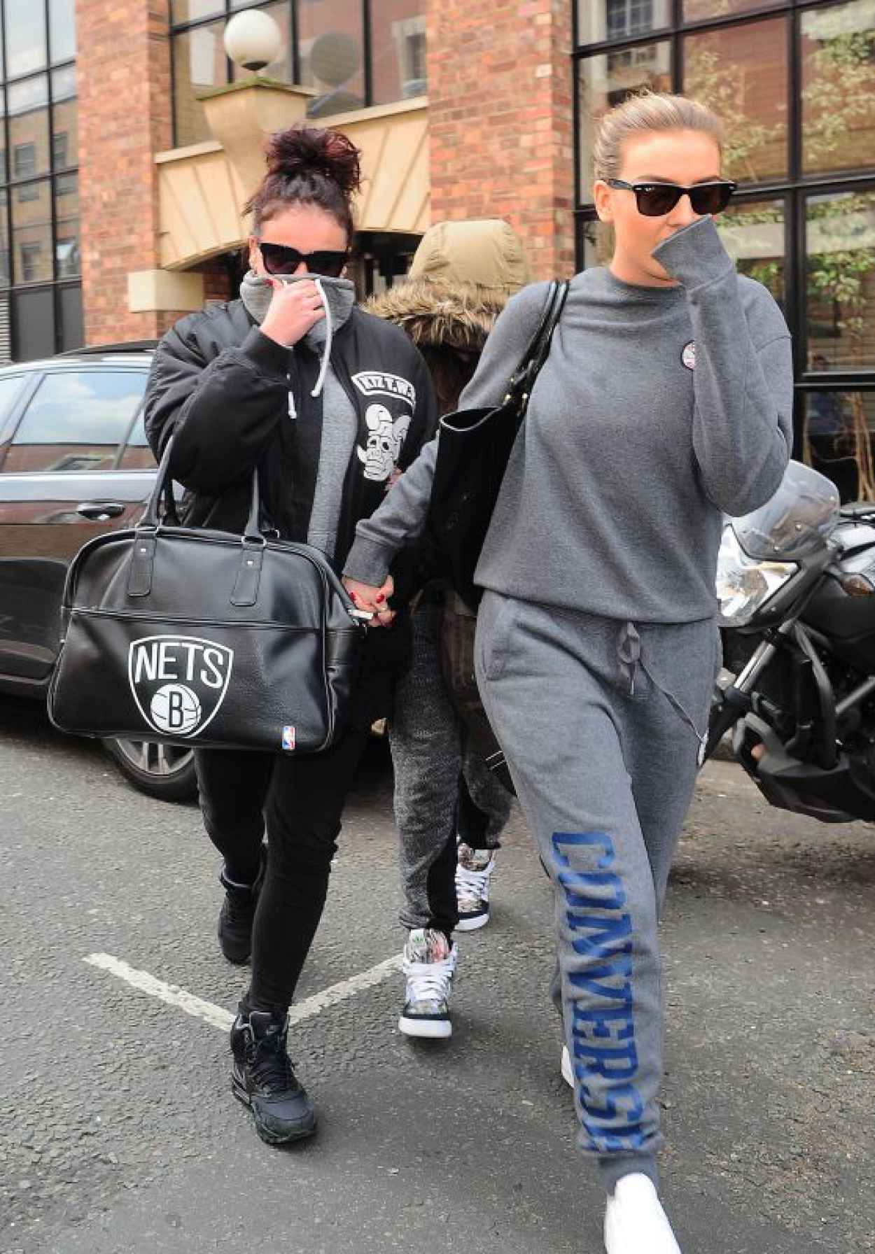 Perrie Edwards - Leaving a Studio in London, April 2015-1