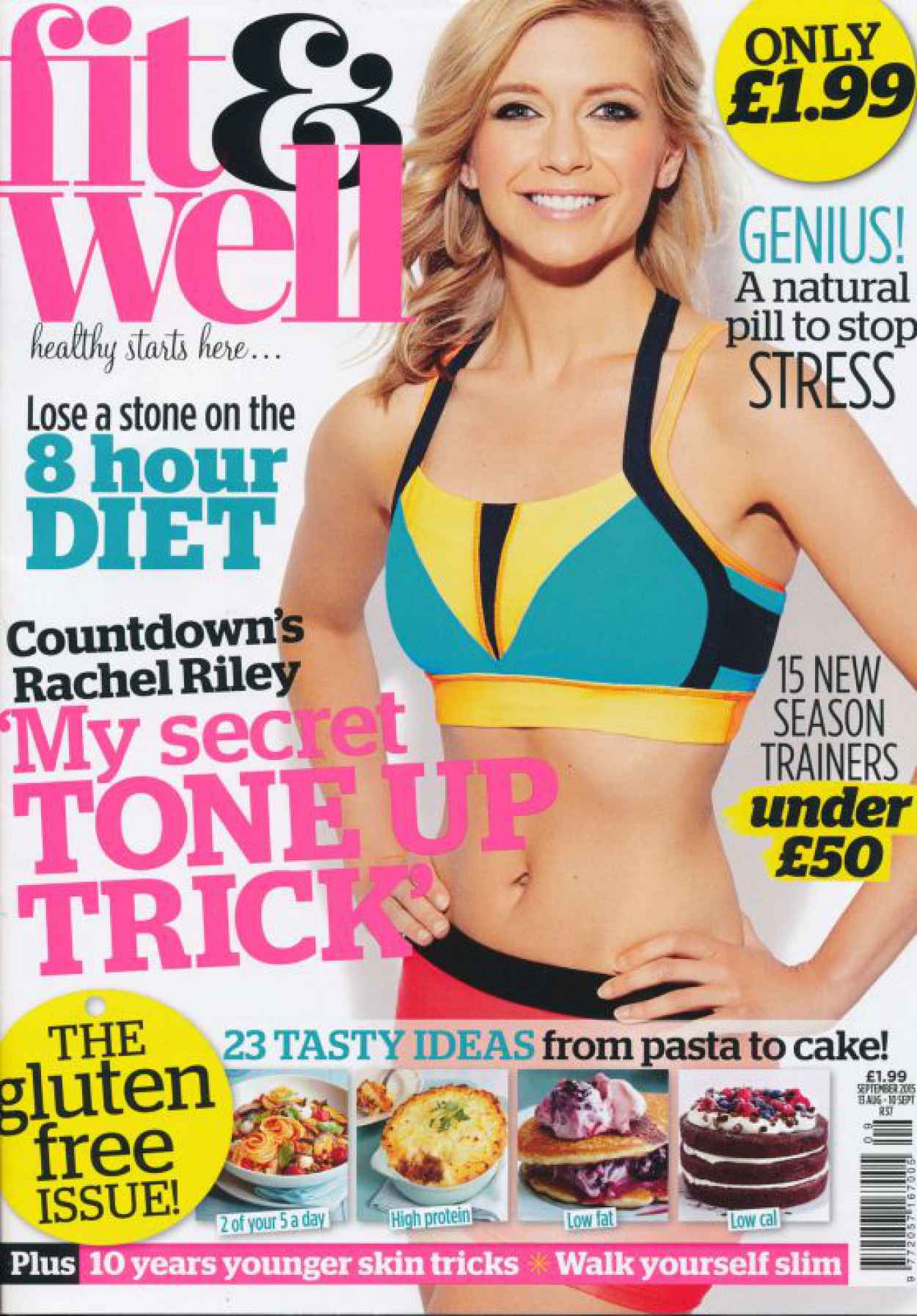 Rachel Riley - Fit and Well Magazine September 2015 Issue-1