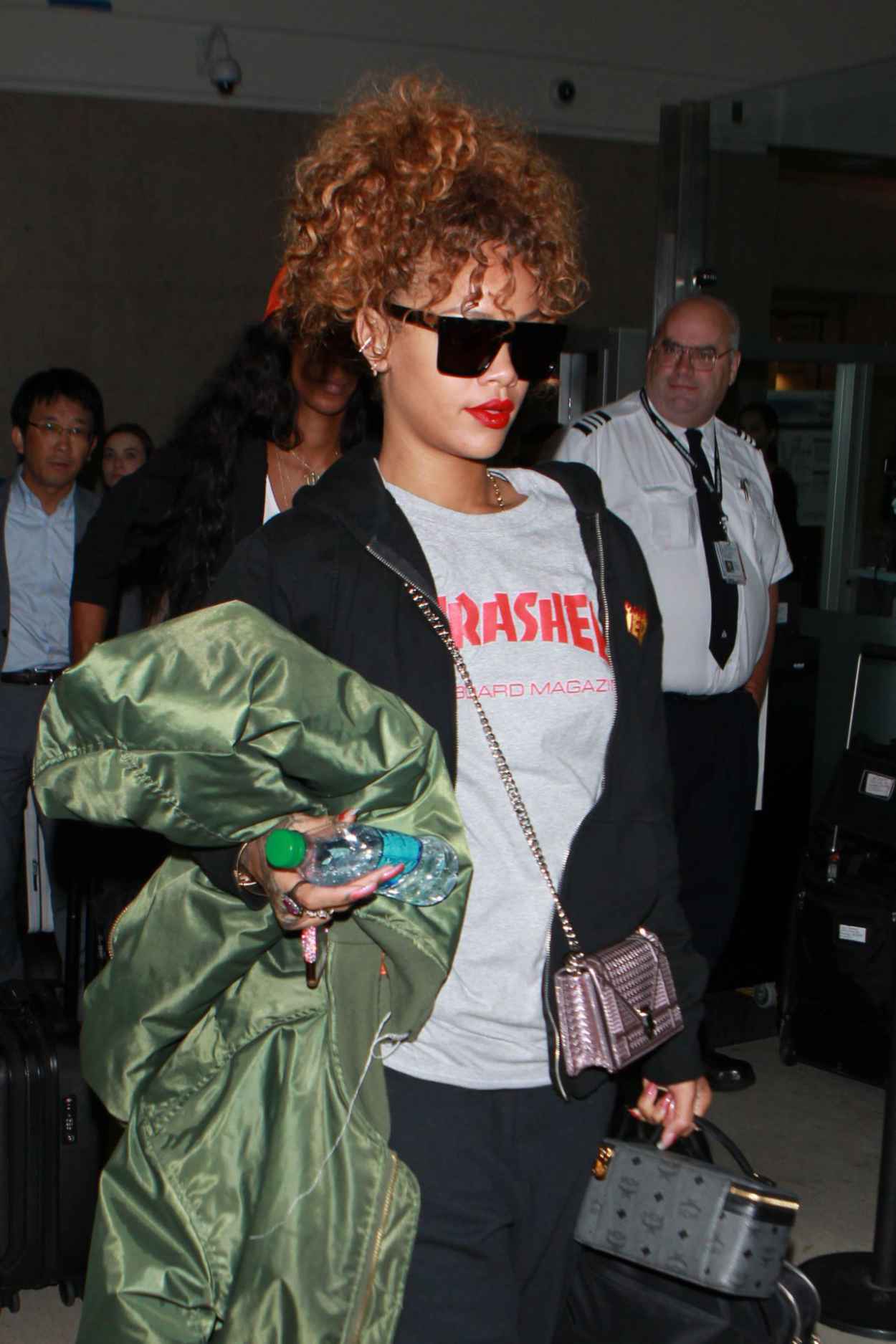 Rihanna Airport Style – Arriving at LAX Airport, September 2015 ...