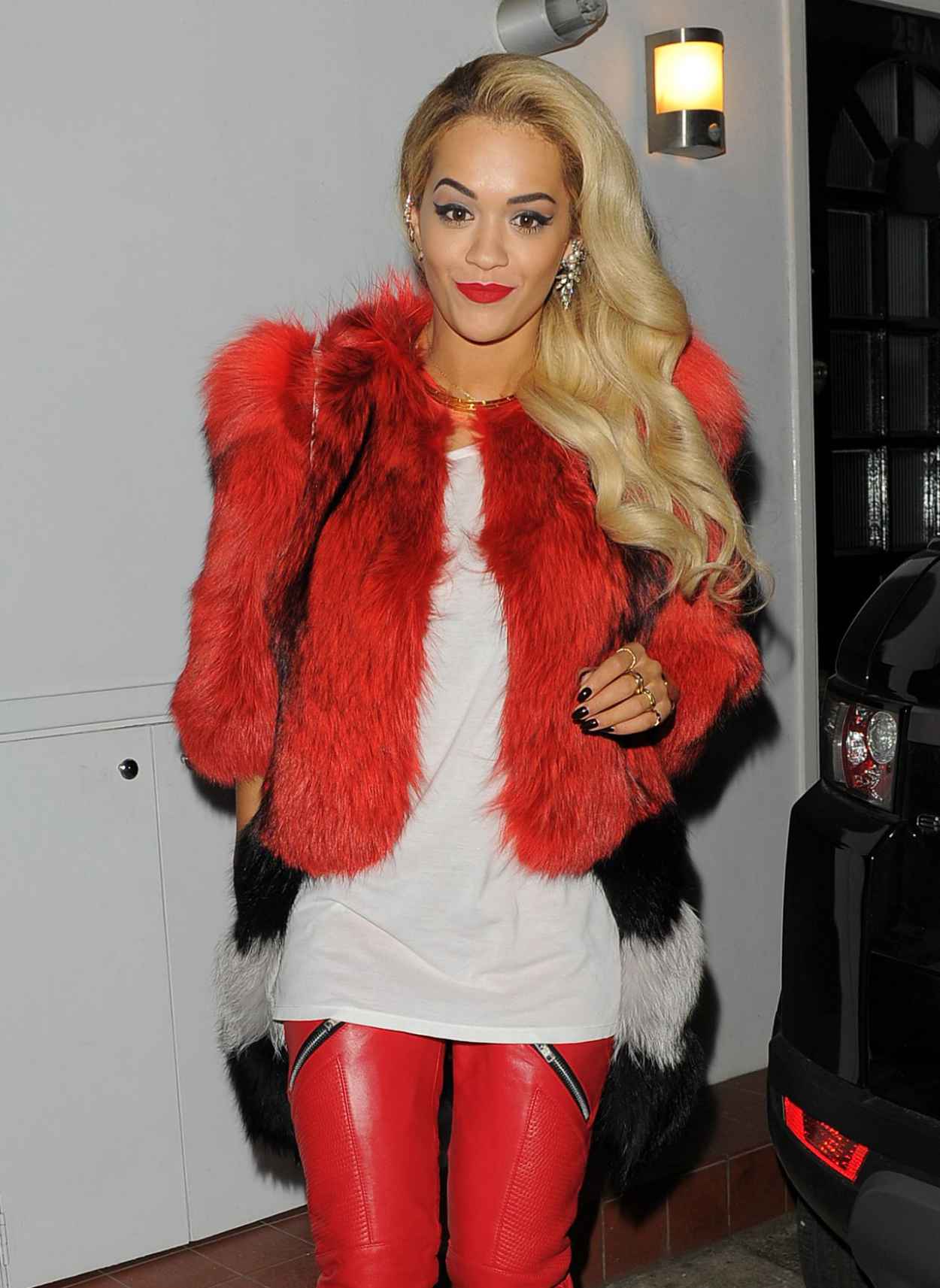 Rita Ora Night Out Style - Hading for the Topshop Party in London-1
