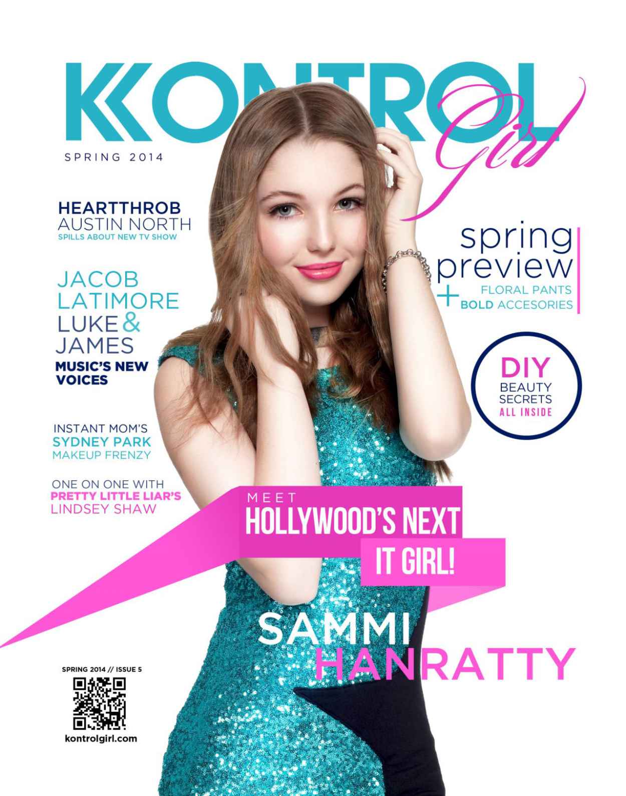 Sammi Hanratty - KONTROL Girl Magazine - Spring Issue Cover-1