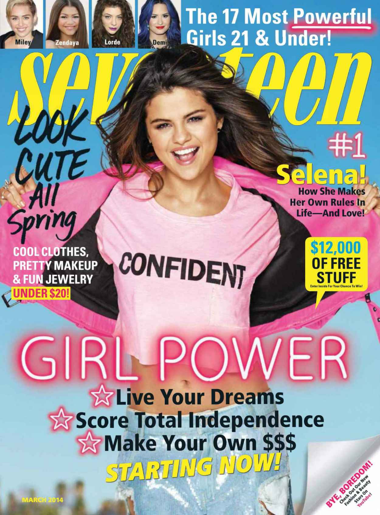 Selena Gomez - SEVENTEEN Magazine - March 2015 Issue-1