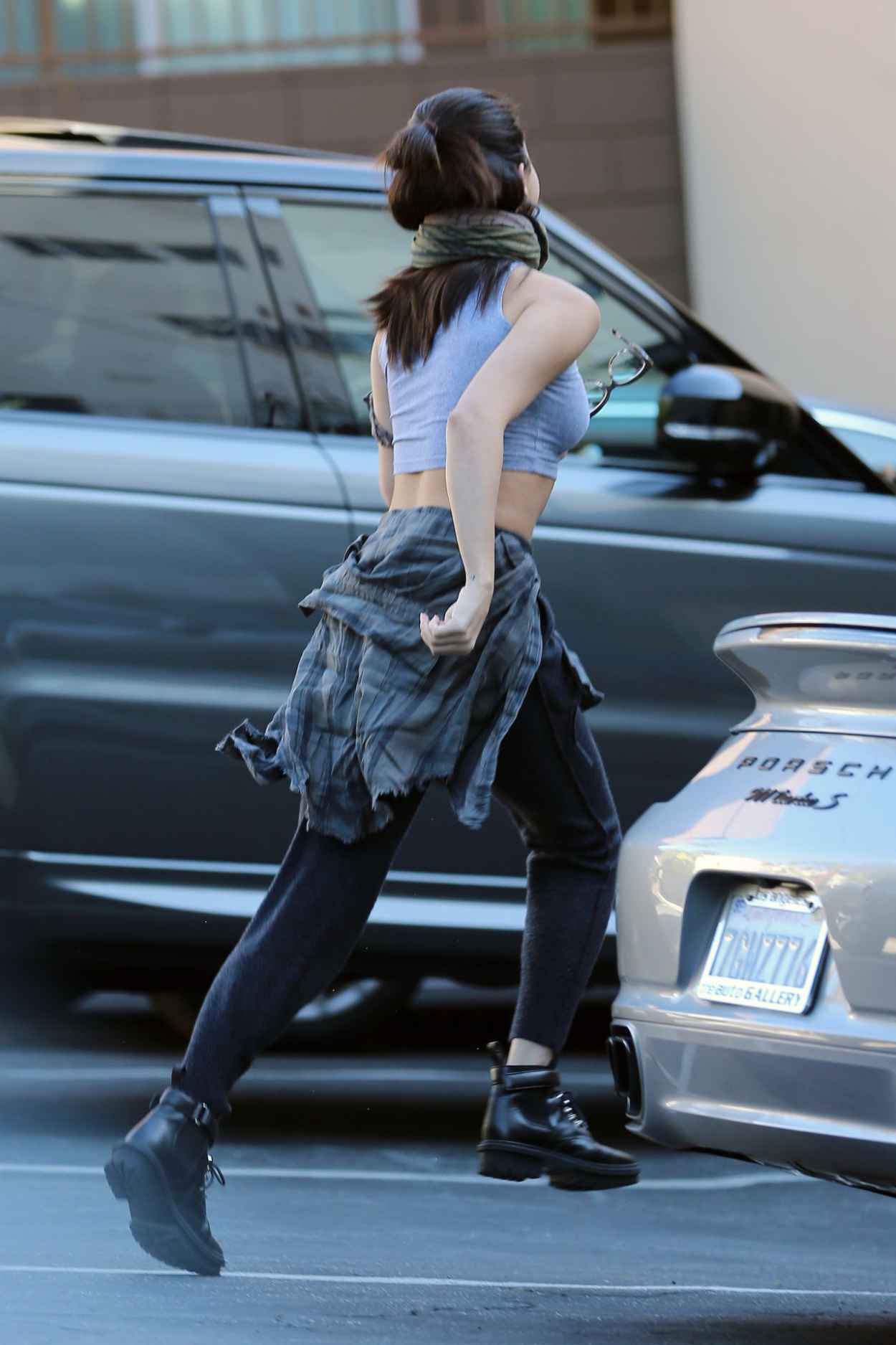 Selena Gomez Street Style – Arriving at a Recording Studio in Beverly