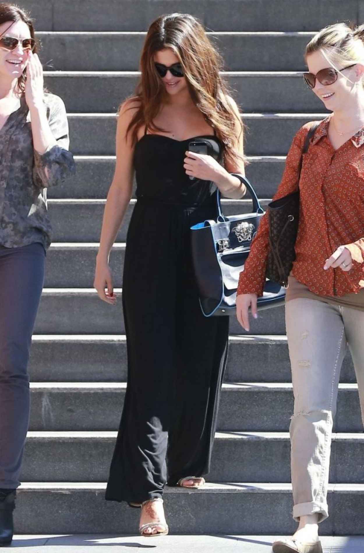 Selena Gomez Street Style - Going to Lunch in Century City-5