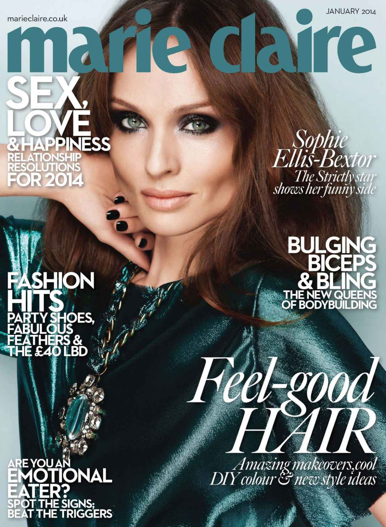 Sophie Ellis-Bextor – MARIE CLAIRE Magazine (UK) – January 2015 Issue ...
