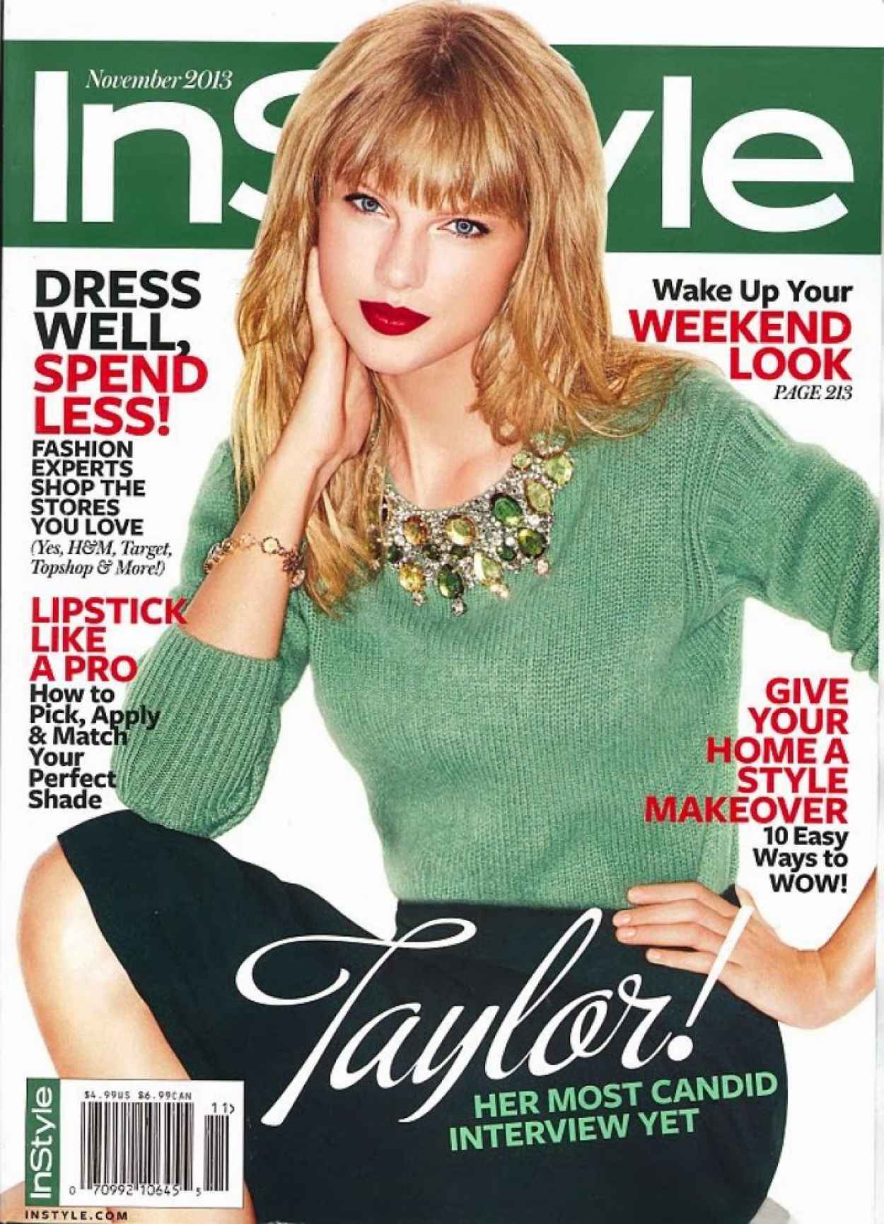 Taylor Swift - INSTYLE Magazine (US) - November 2015 Issue-1