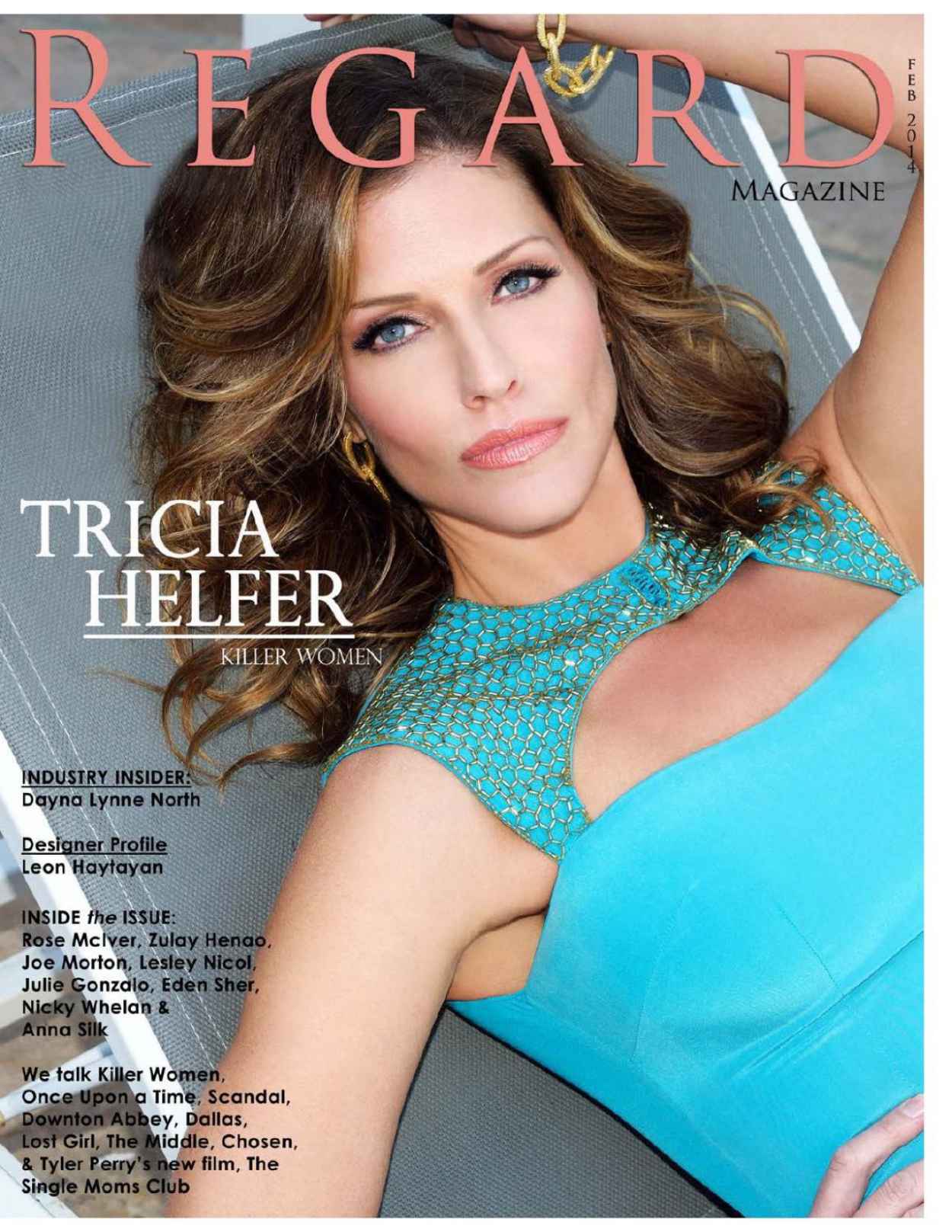 Tricia Helfer – Regard Magazine – February 2015 Issue – celebsla.com