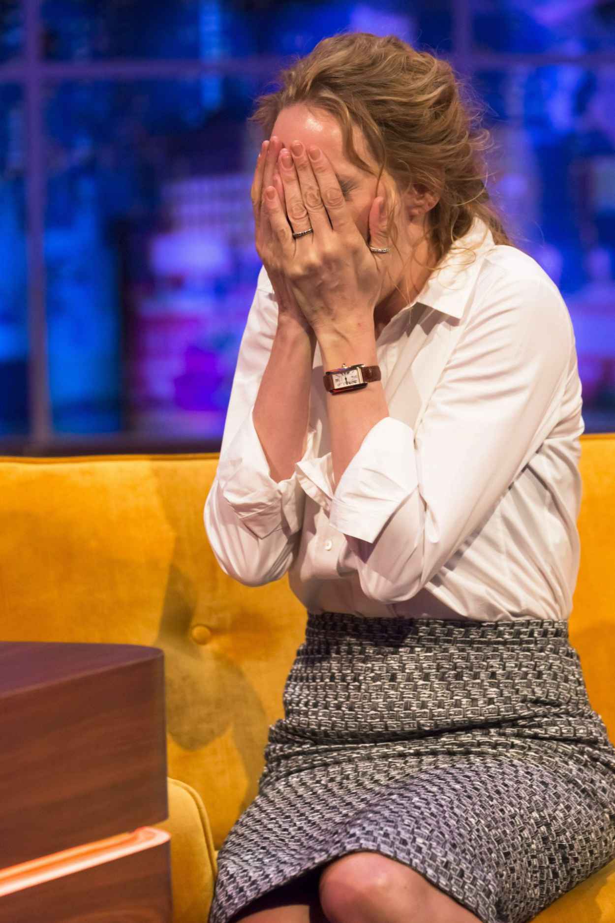 Uma Thurman – The Jonathan Ross Show in London, February 2015