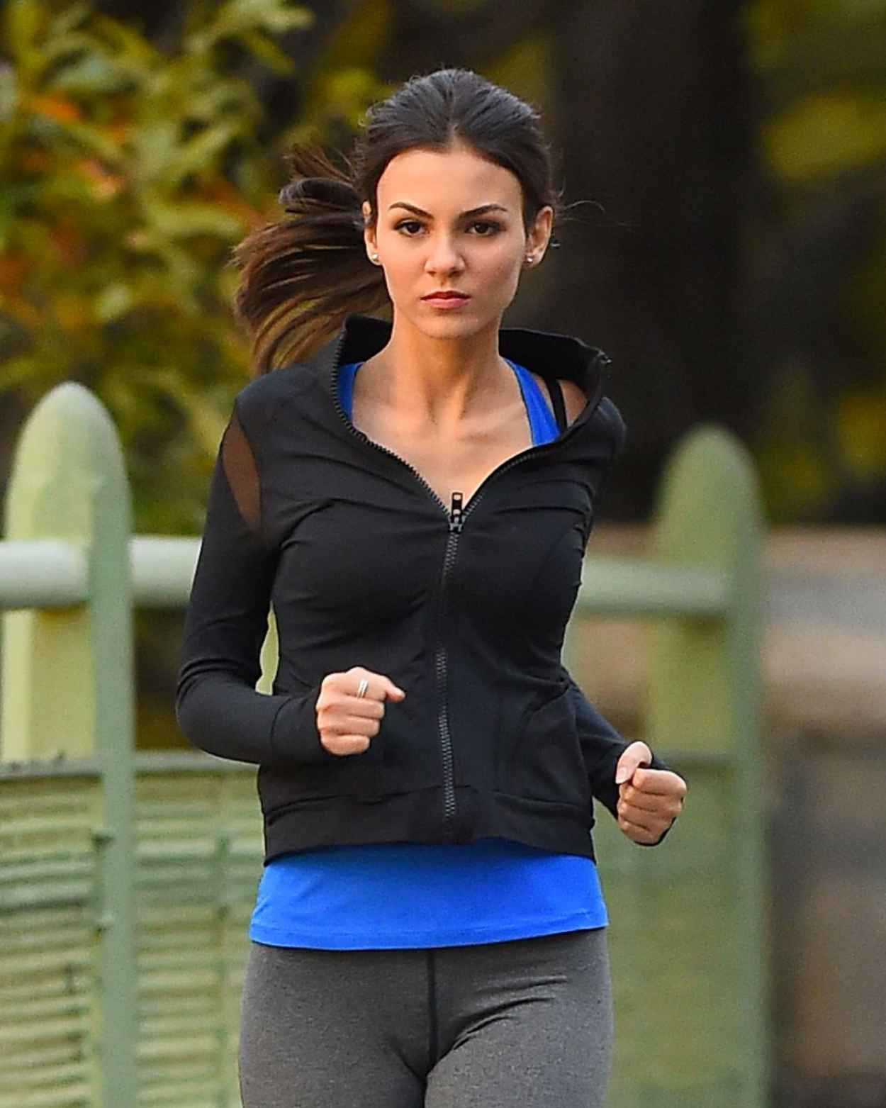 Victoria Justice Filming A Promo For Eye Candy In Brooklyn October 